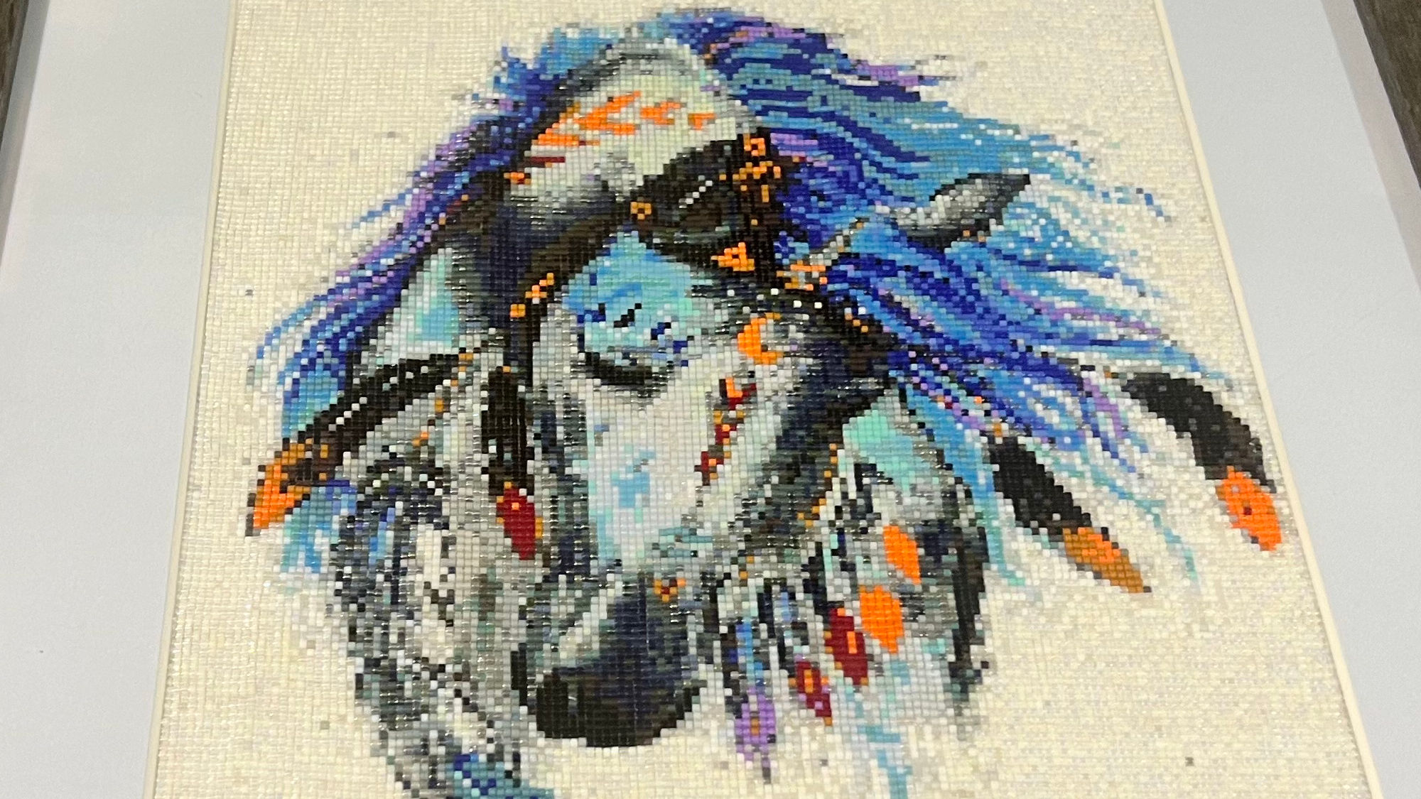 Home Arts Beaded Indian Horse