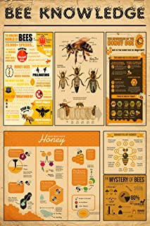 Bee Knowledge Poster on Amazon Bee Knowledge Poster on Amazon