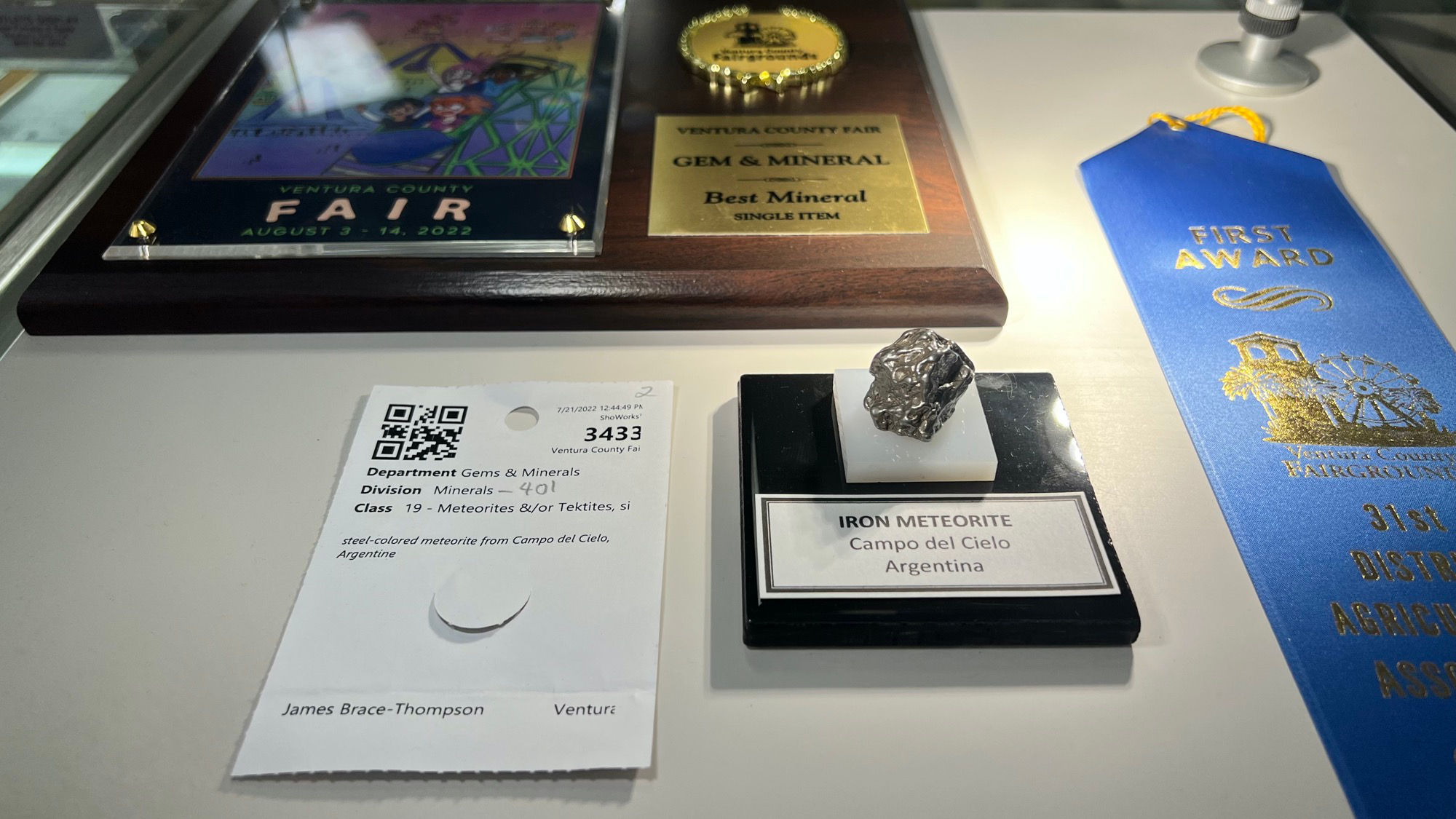 Gems and Minerals Iron Meteorite