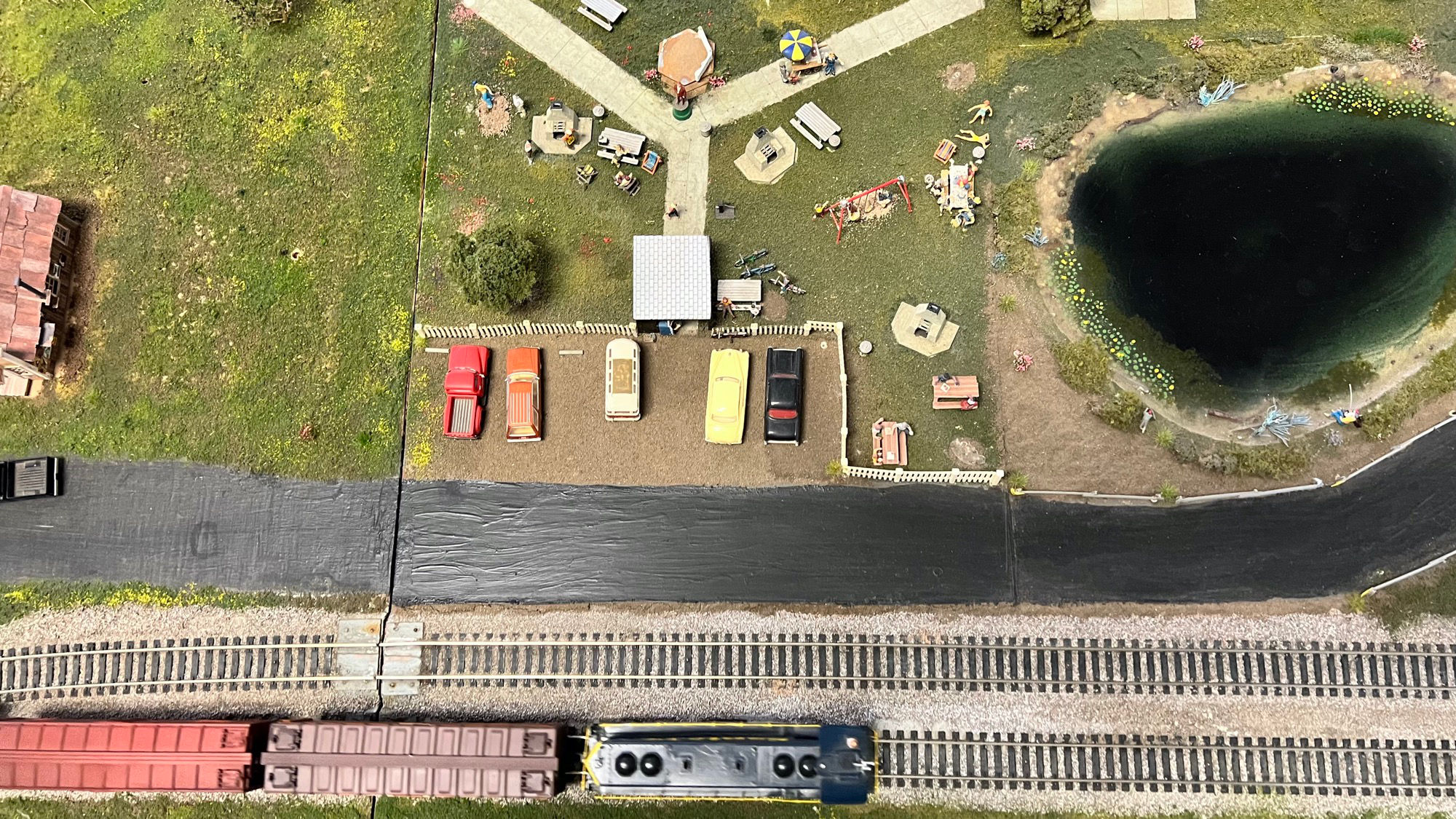 Model Railroad Lake