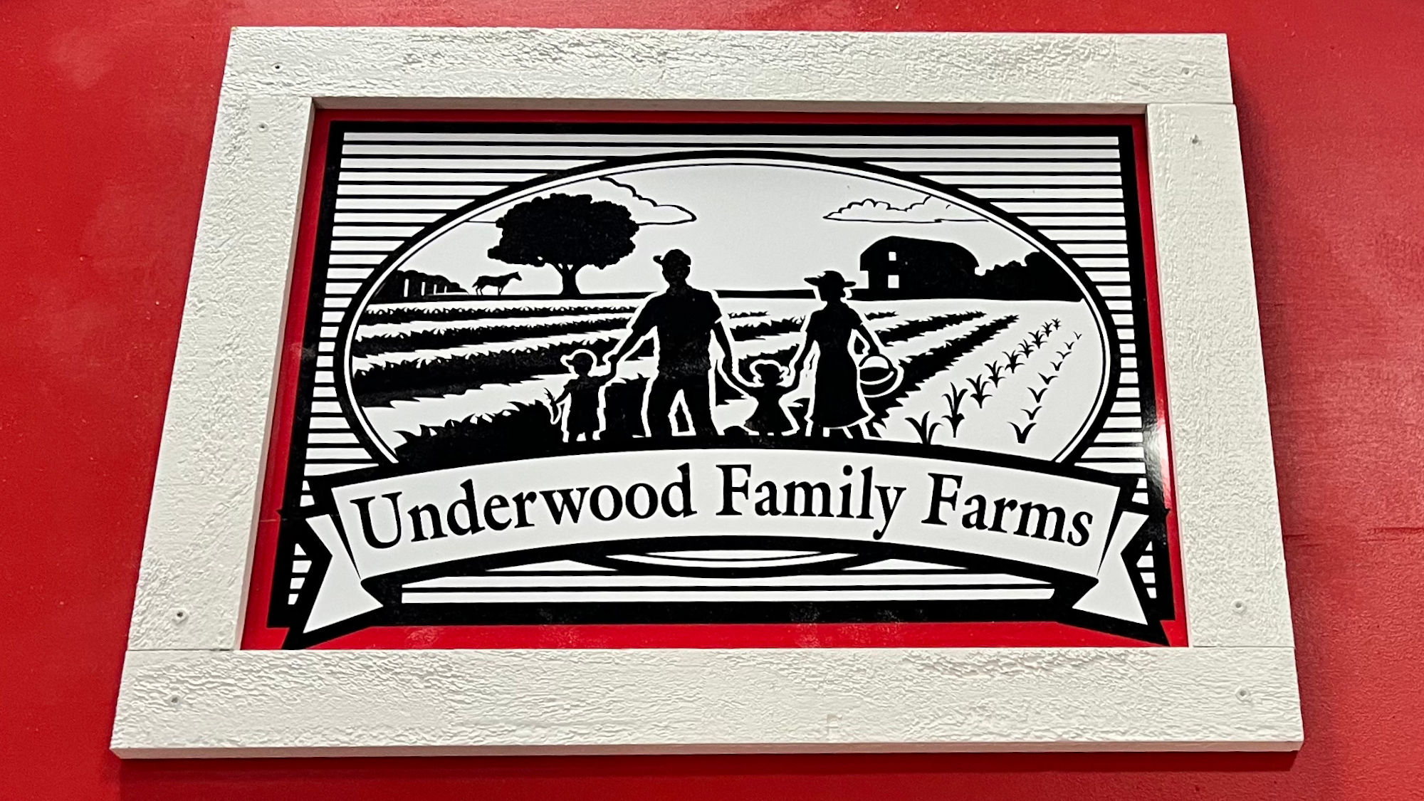 Underwood Family Farms Sign