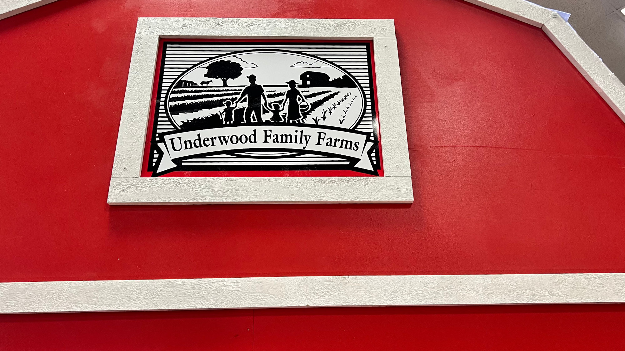 Underwood Family Farms Sign