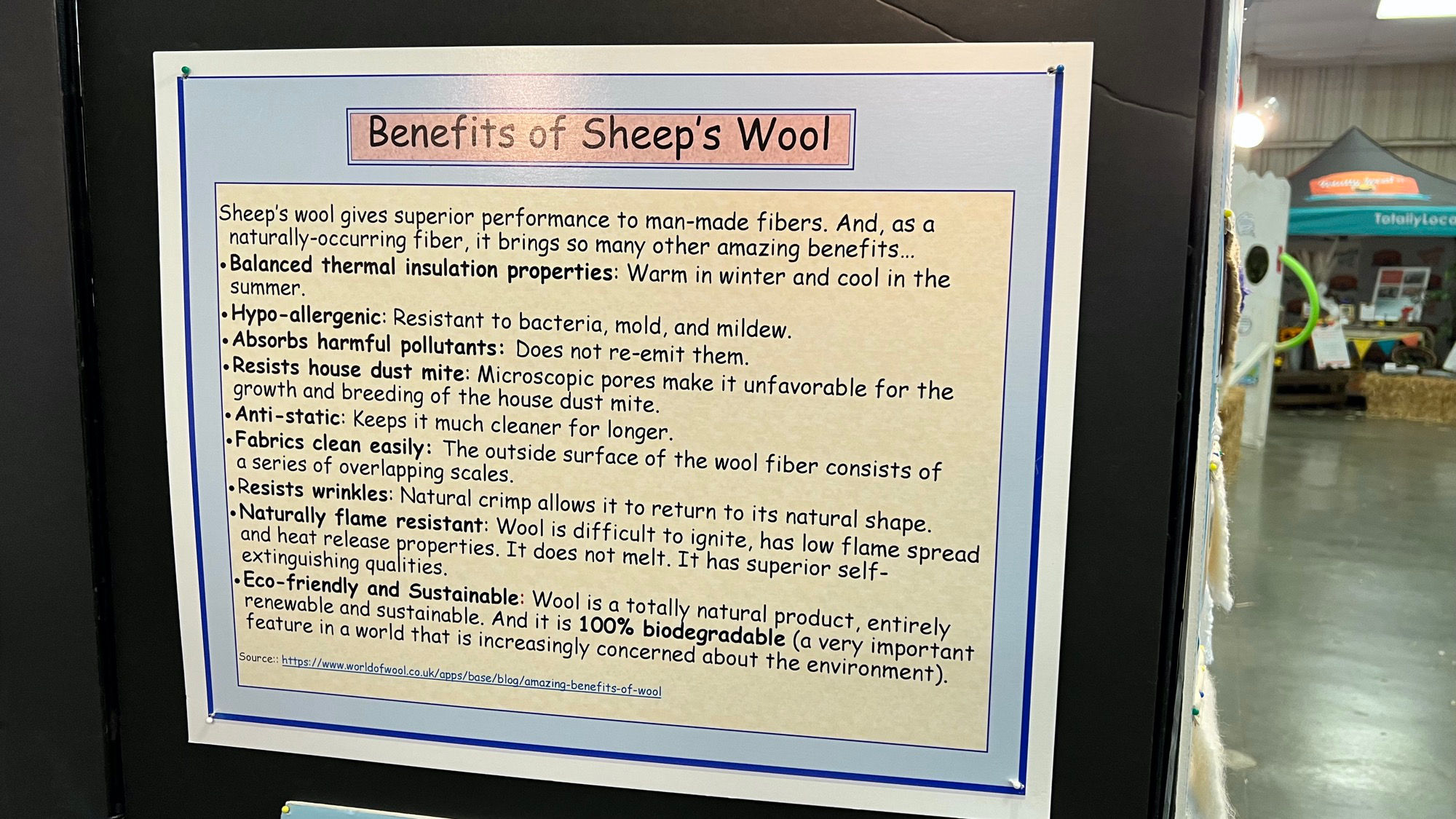 VC Handweavers and Spinners Guild Benefits of Sheep's Wool