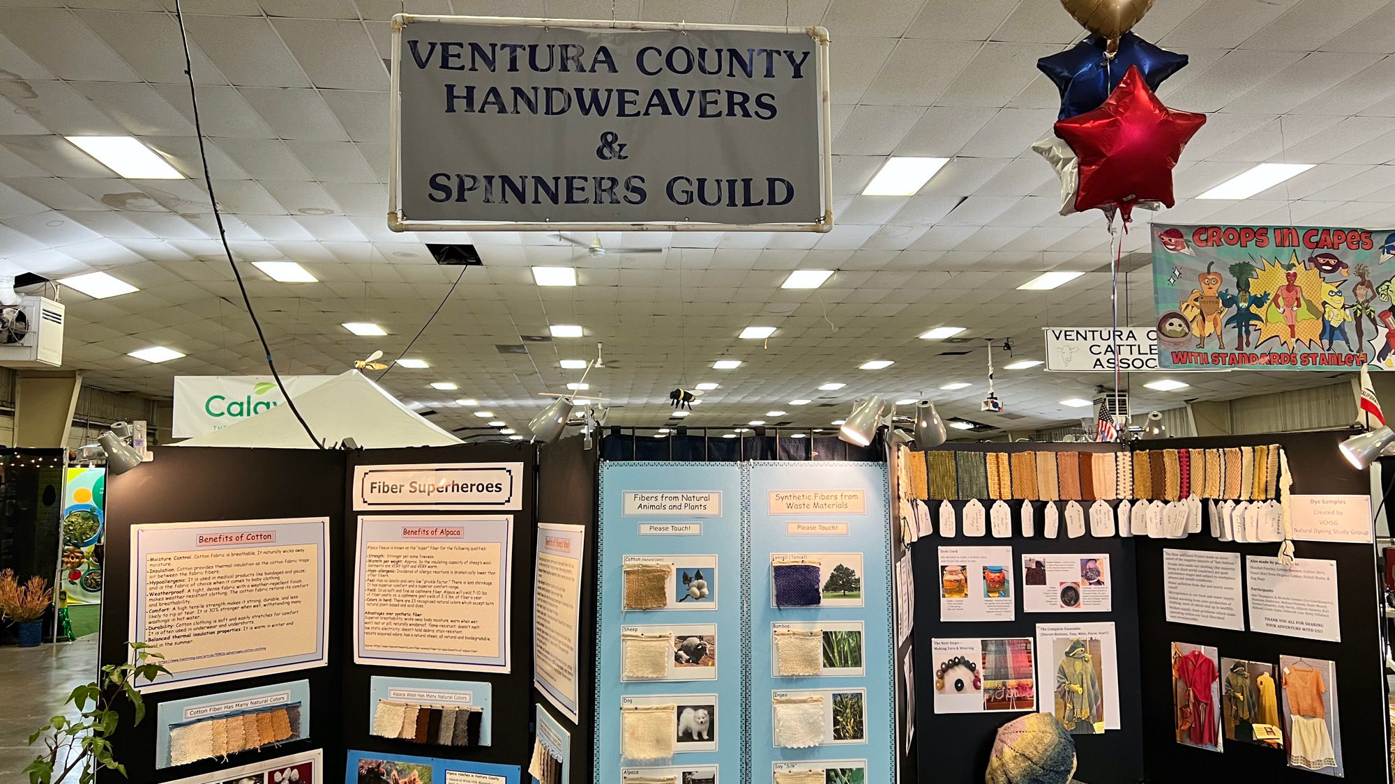VC Handweavers and Spinners Guild Booth