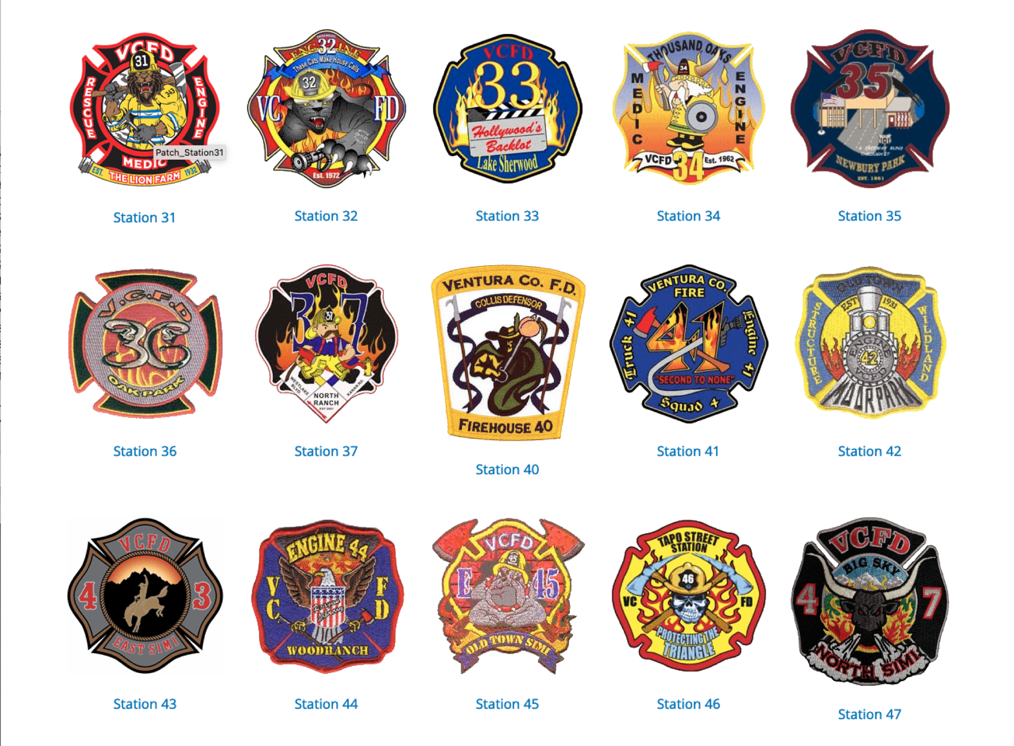 VCFD Patches