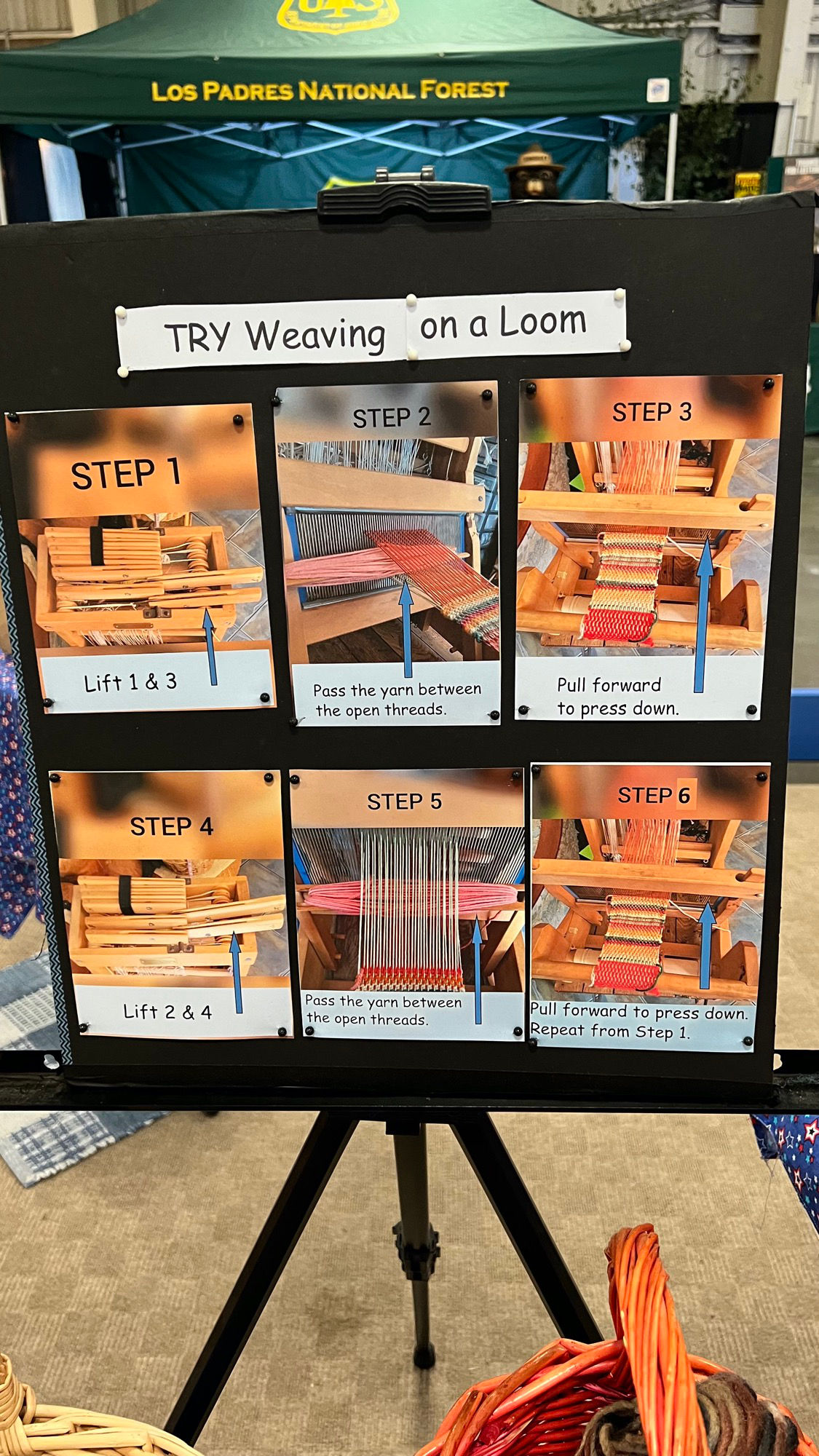 VCHSG Try Weaving on a Loom