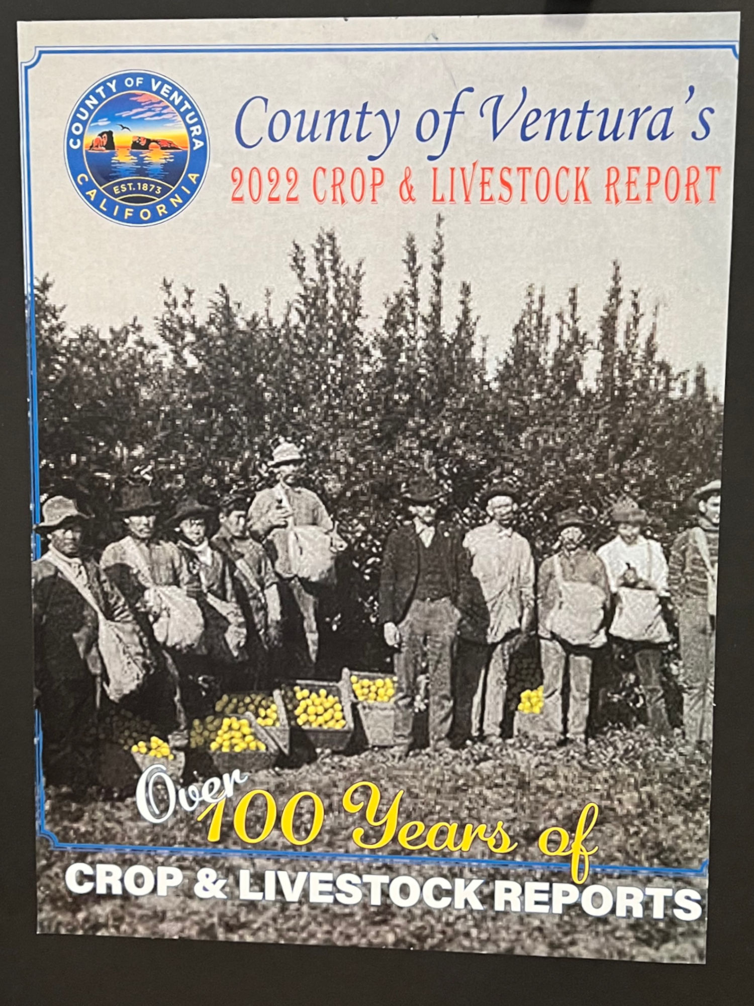 100 Years Ventura Agriculture 100 Years