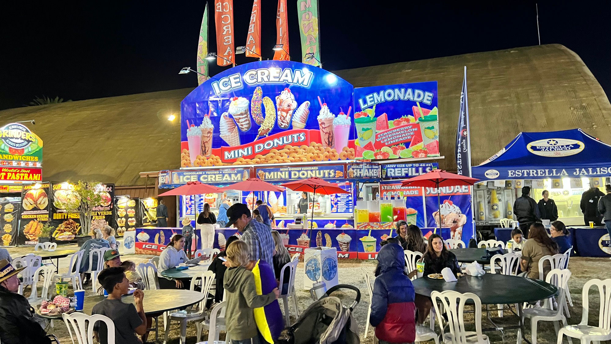 Ventura County Fair Ice Cream Mini Donuts