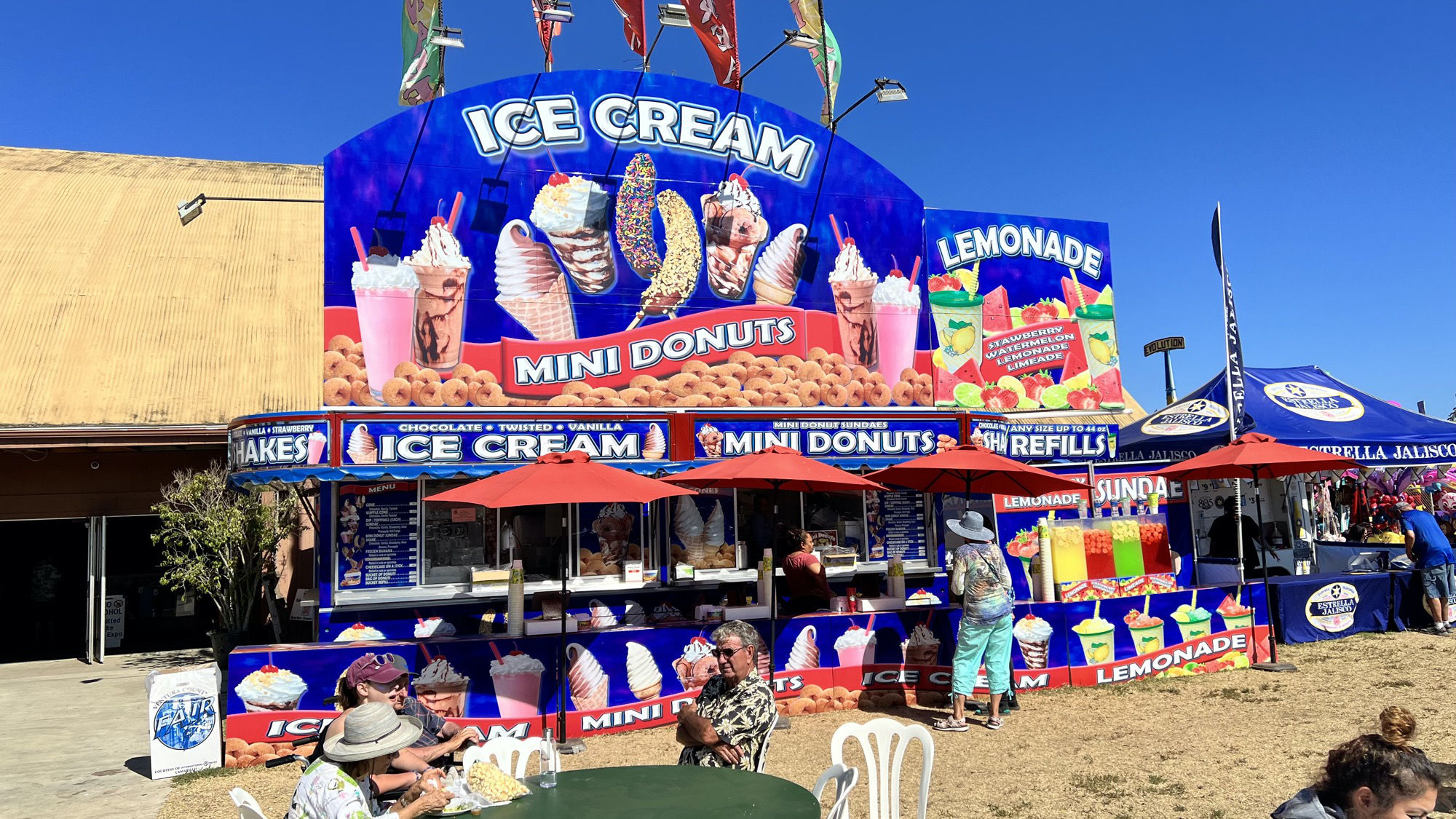 Ventura County Fair Ice Cream Mini Donuts