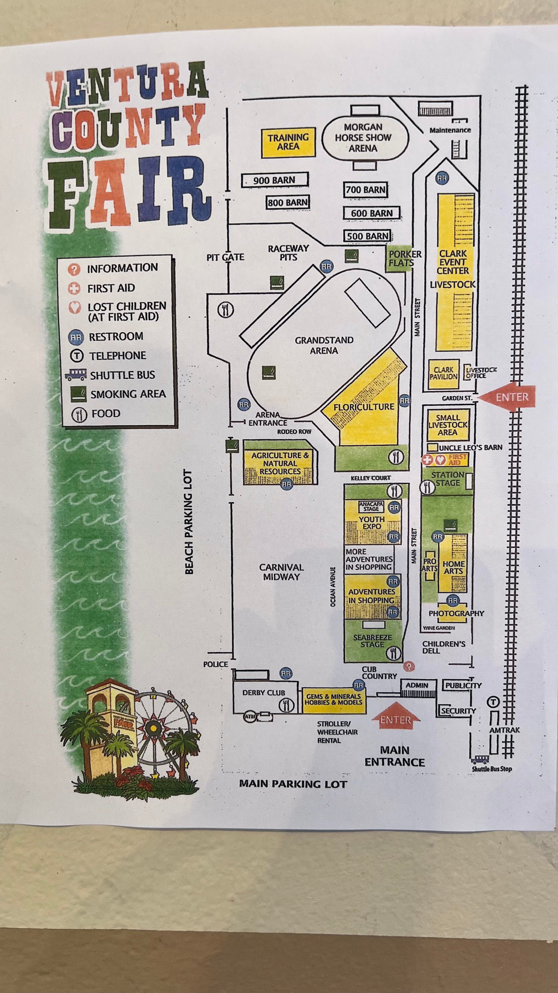 Ventura County Fair Map