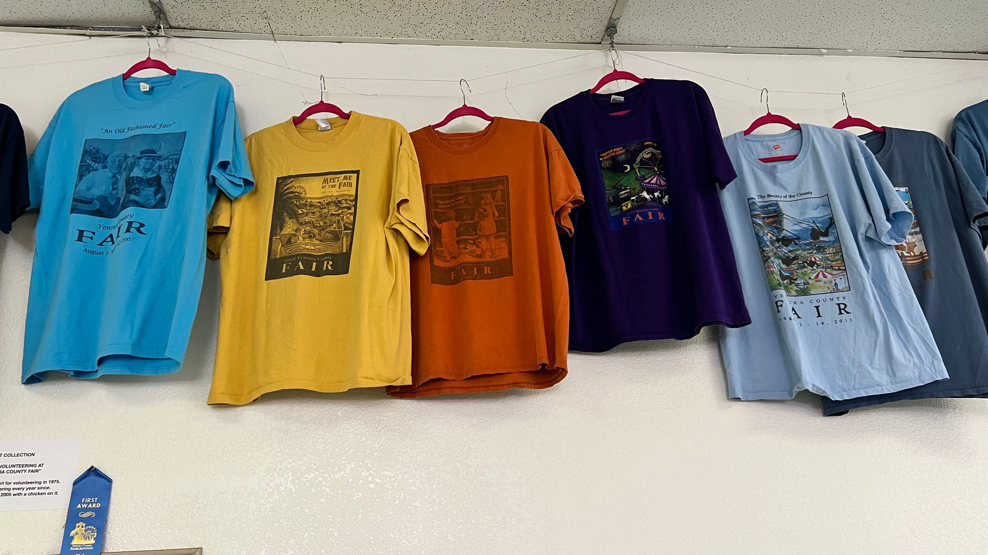 Ventura County Fair T-Shirts 2007 - 2011