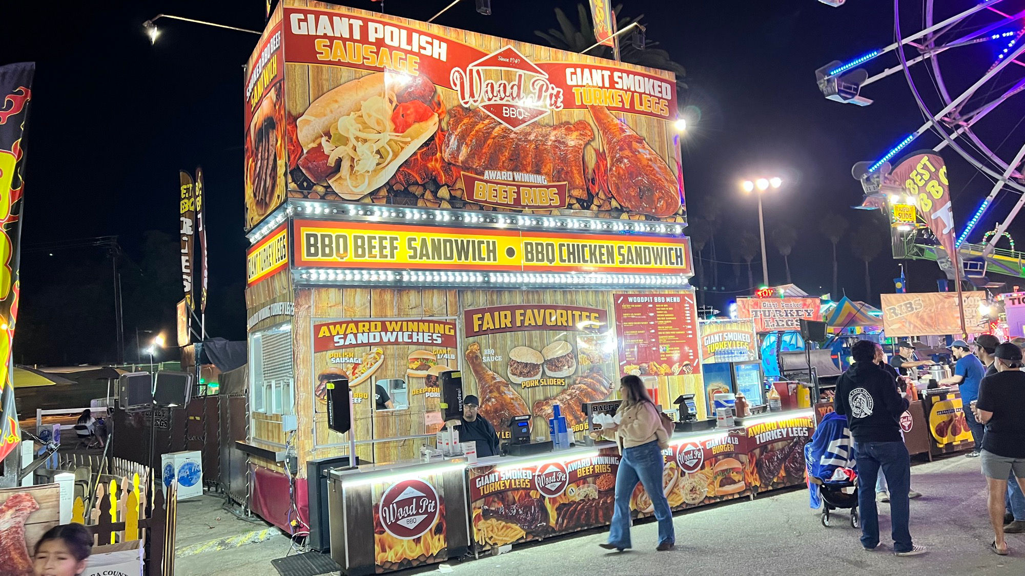 Ventura County Fair Bacon Wrapped Hot Dogs