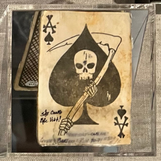 Ace of Spades Vietnam Death Card