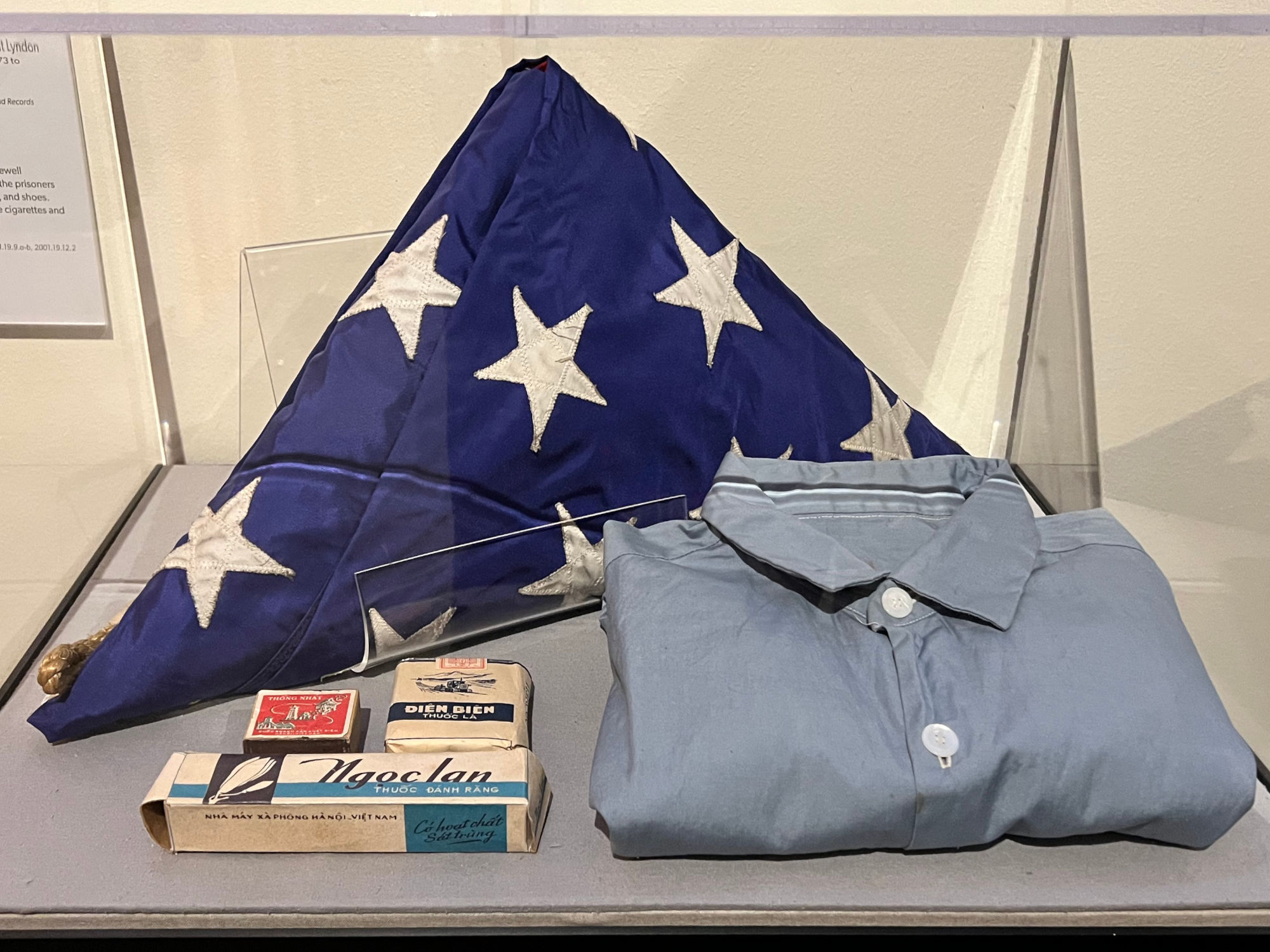 Lyndon B. Johnson American Flag