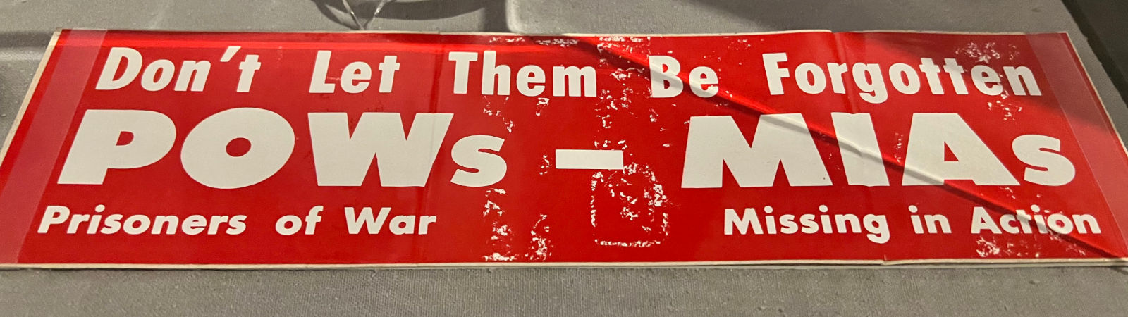 POW Bumper Sticker