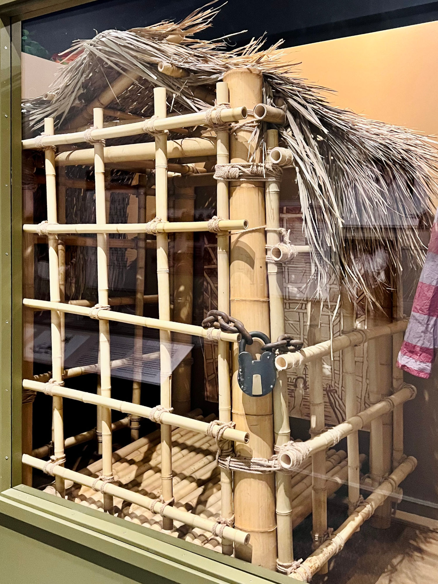 POW Makeshift Bamboo Cage
