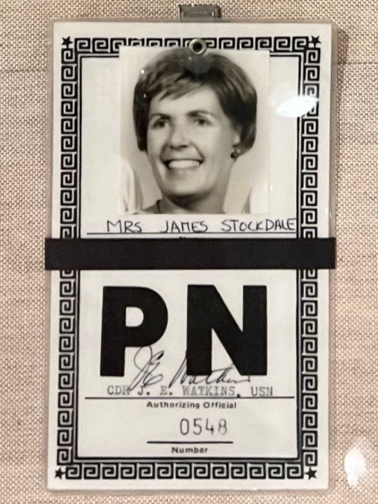 Sybil Stockdale Hospital Visitor Badge