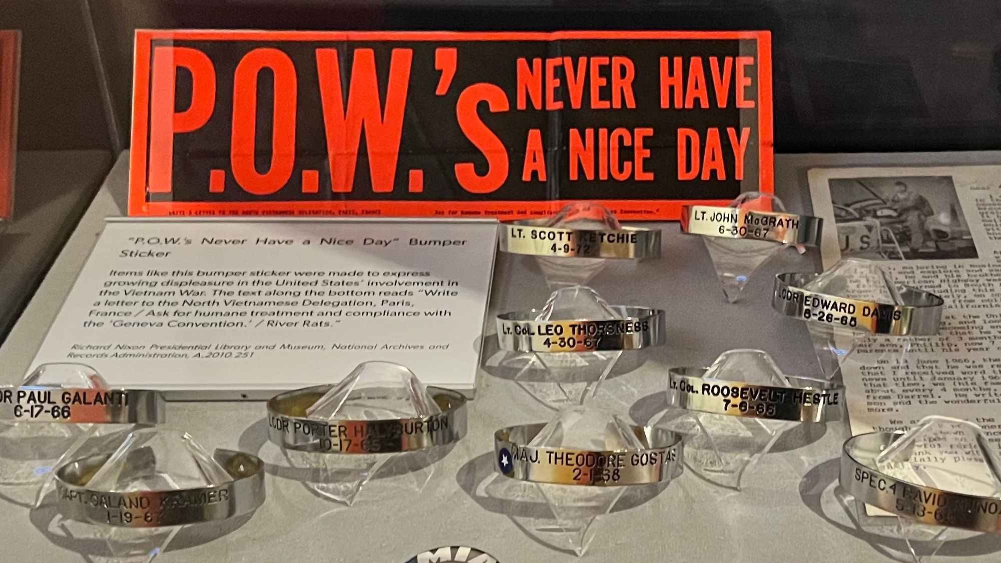 Voices in Vital America POW / MIA Bracelets