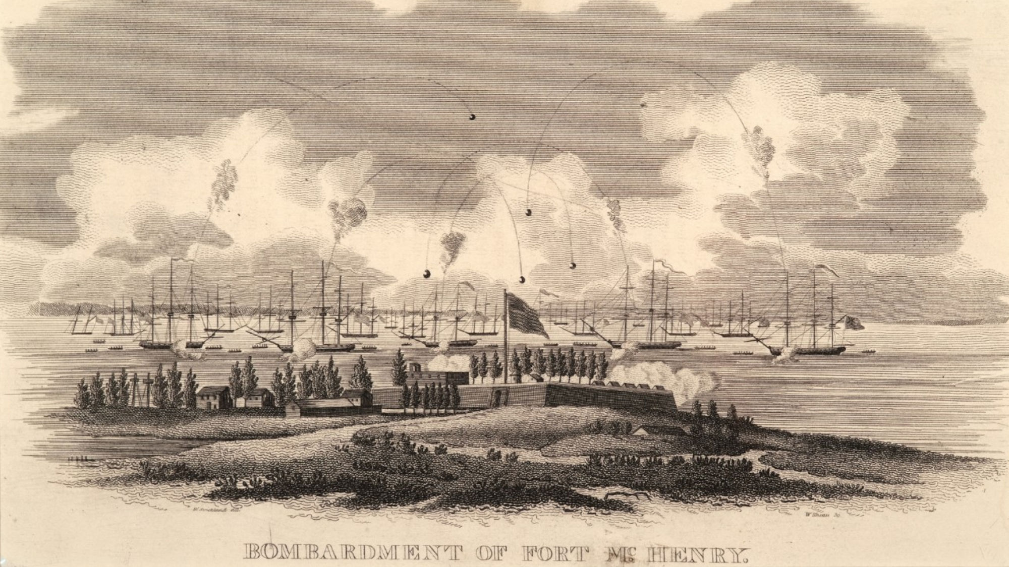 William Kneass Bombardment of Fort McHenry