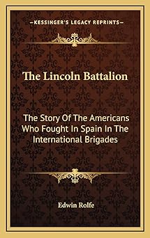 The Lincoln Battalion on Amazon