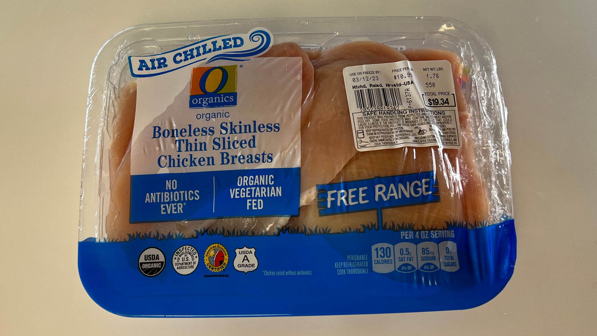 Thin Sliced Chicken Breasts Boneless Skinless Thin Sliced Chicken Breasts