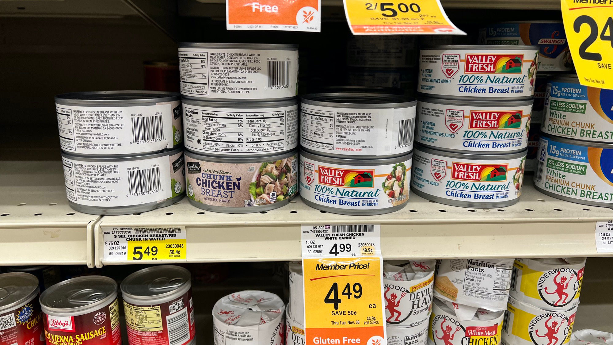 Check Prices Canned Chicken Check Prices