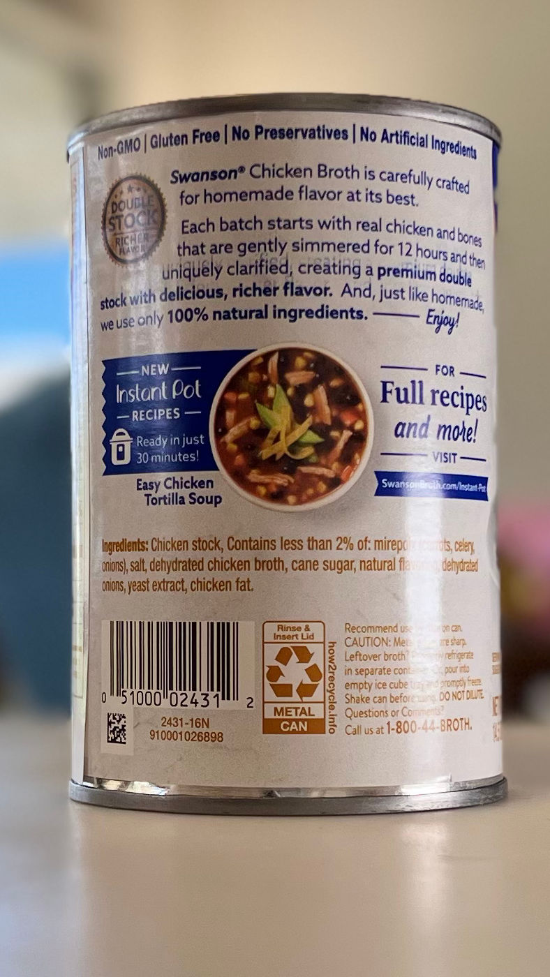 Swanson Carefully Crafted Chicken Broth Swanson Carefully Crafted
