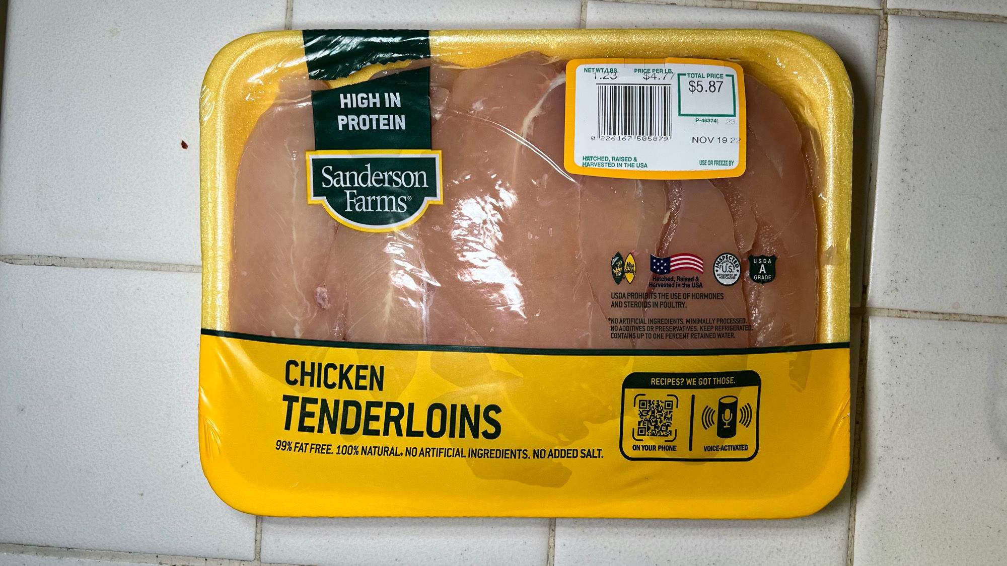 Chicken Tenderloins Sanderson Farms