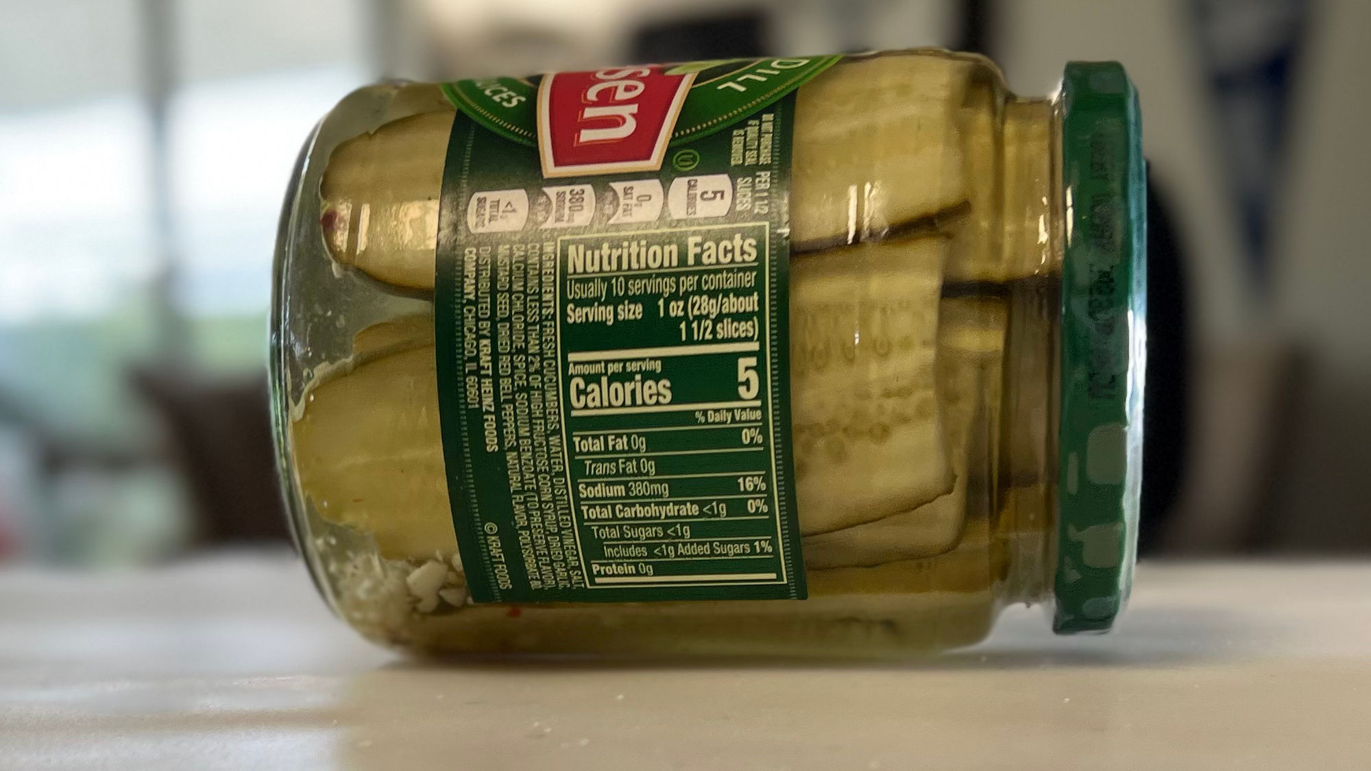 Claussen Dill Pickles Nutrition Facts