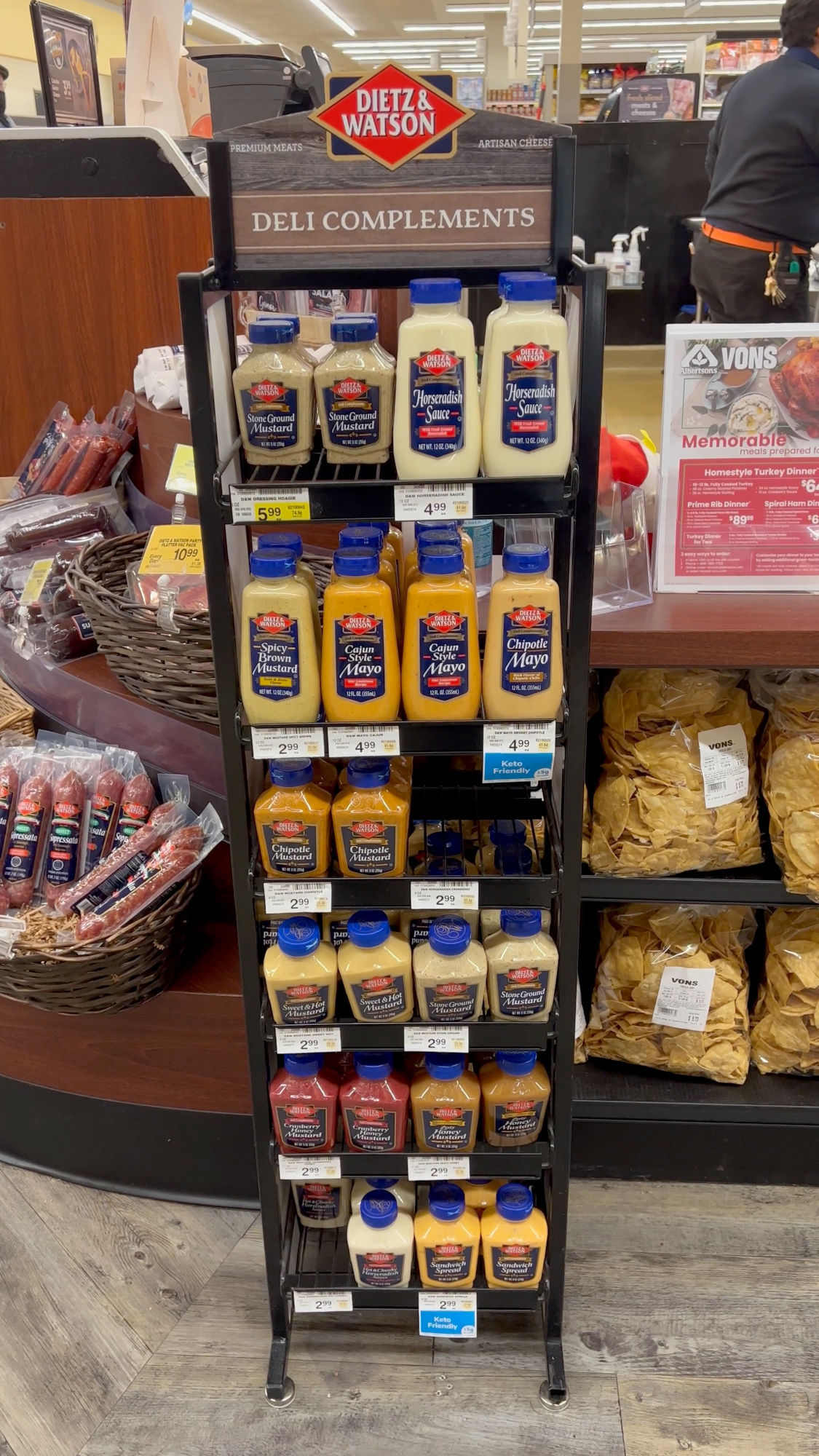 Located in Deli area Dietz Watson Located in Deli area