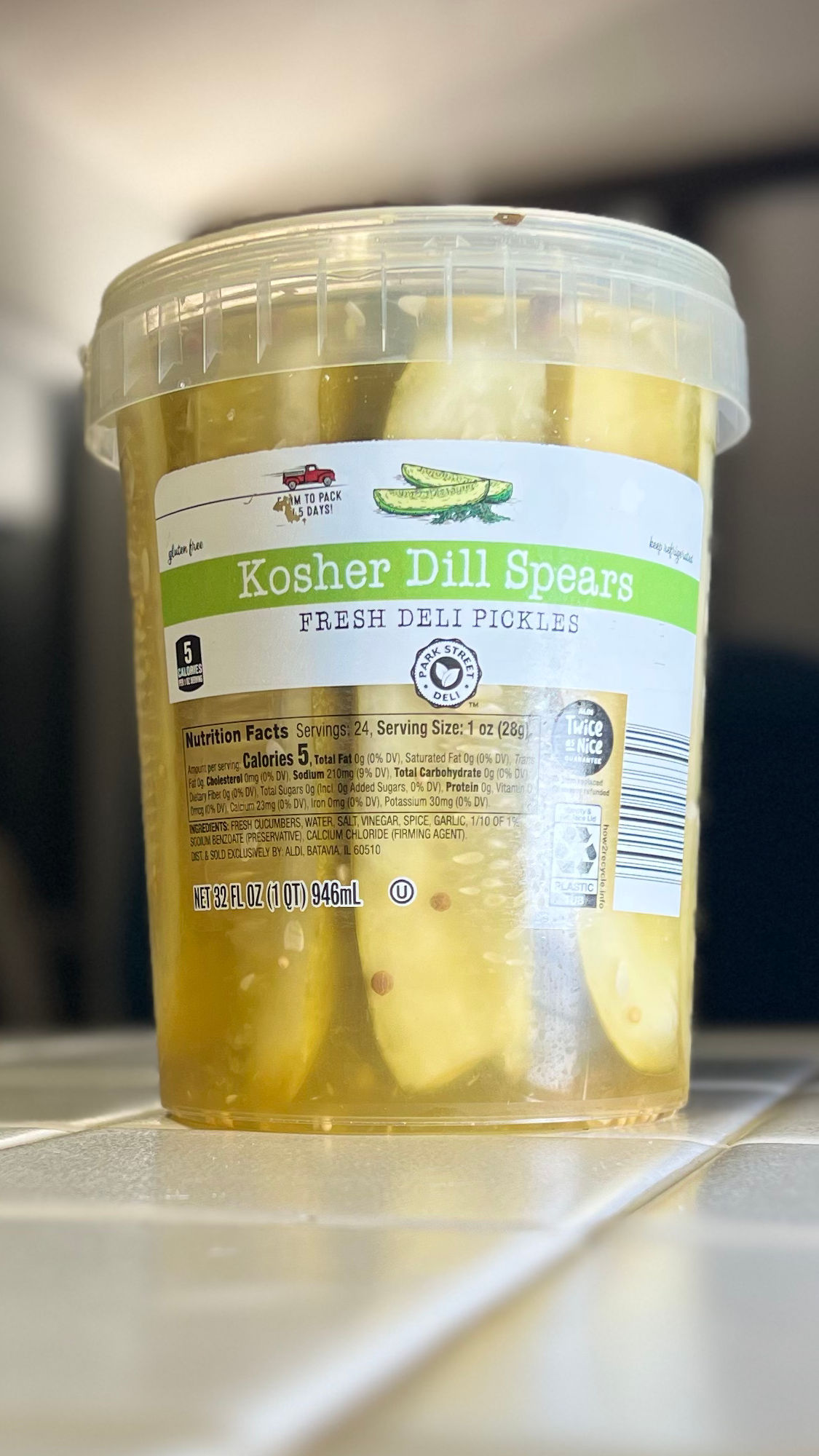 Dill Pickles Aldi Park Street Deli