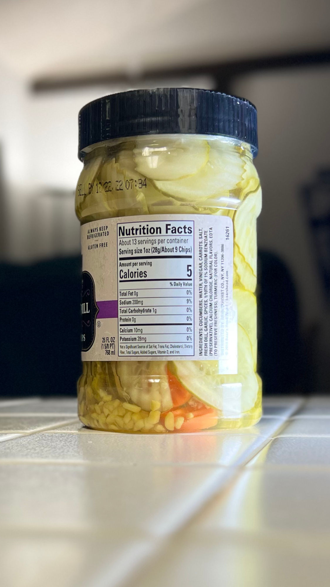 Kosher Dill Pickles Boar's Head Chips