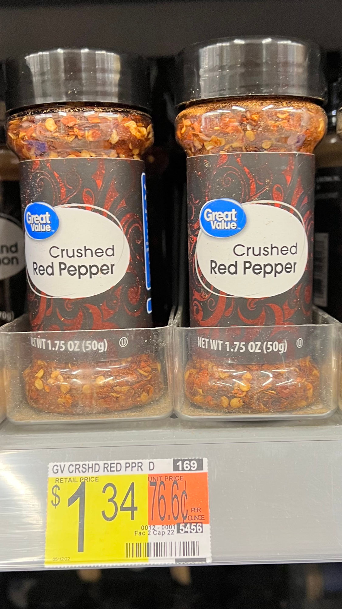 Great Value Crushed Red Pepper