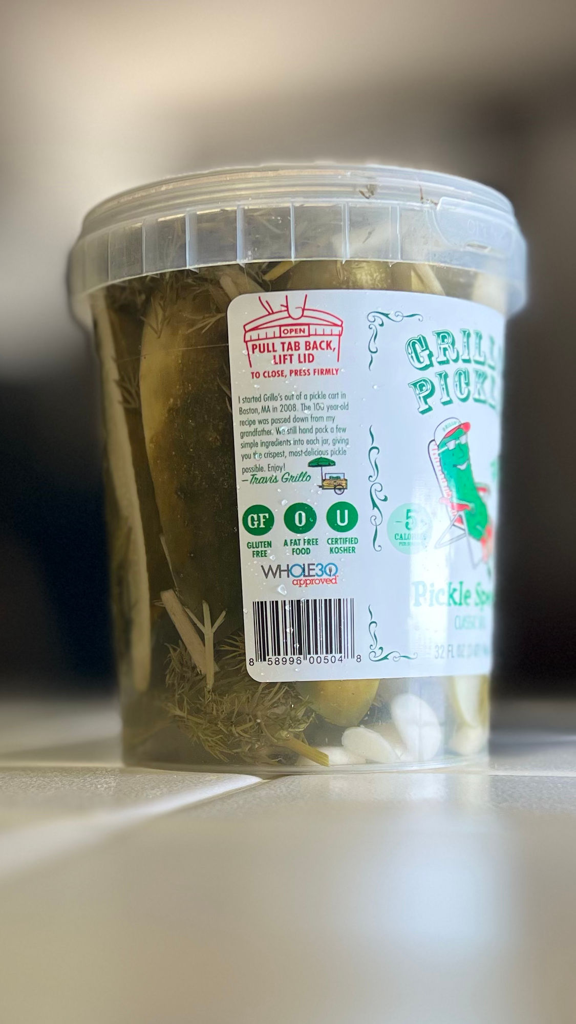 Grillo's Pickles 10 Year-old Recipe