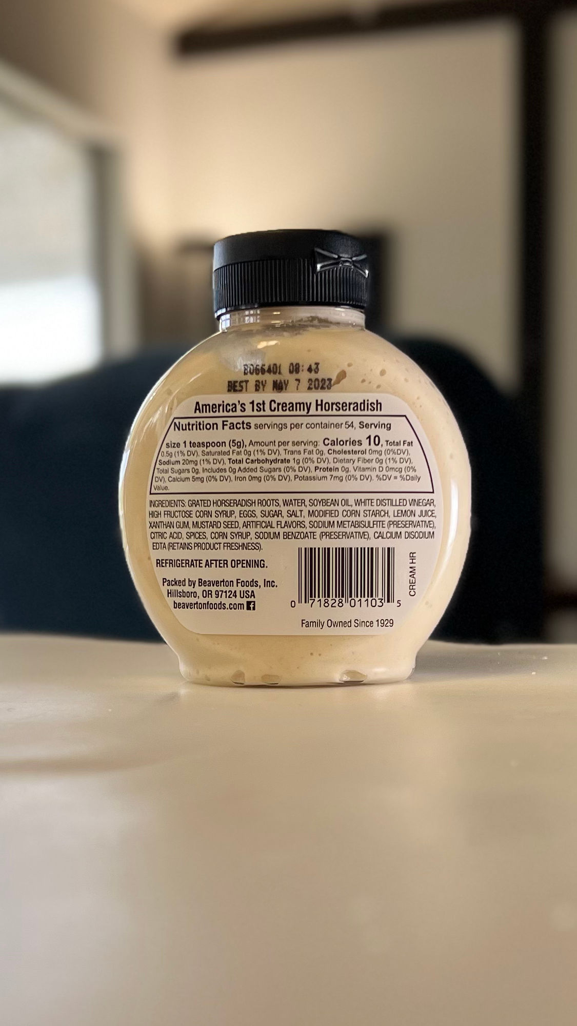 Horseradish Inglehoffer Cream Style Nutrition Facts