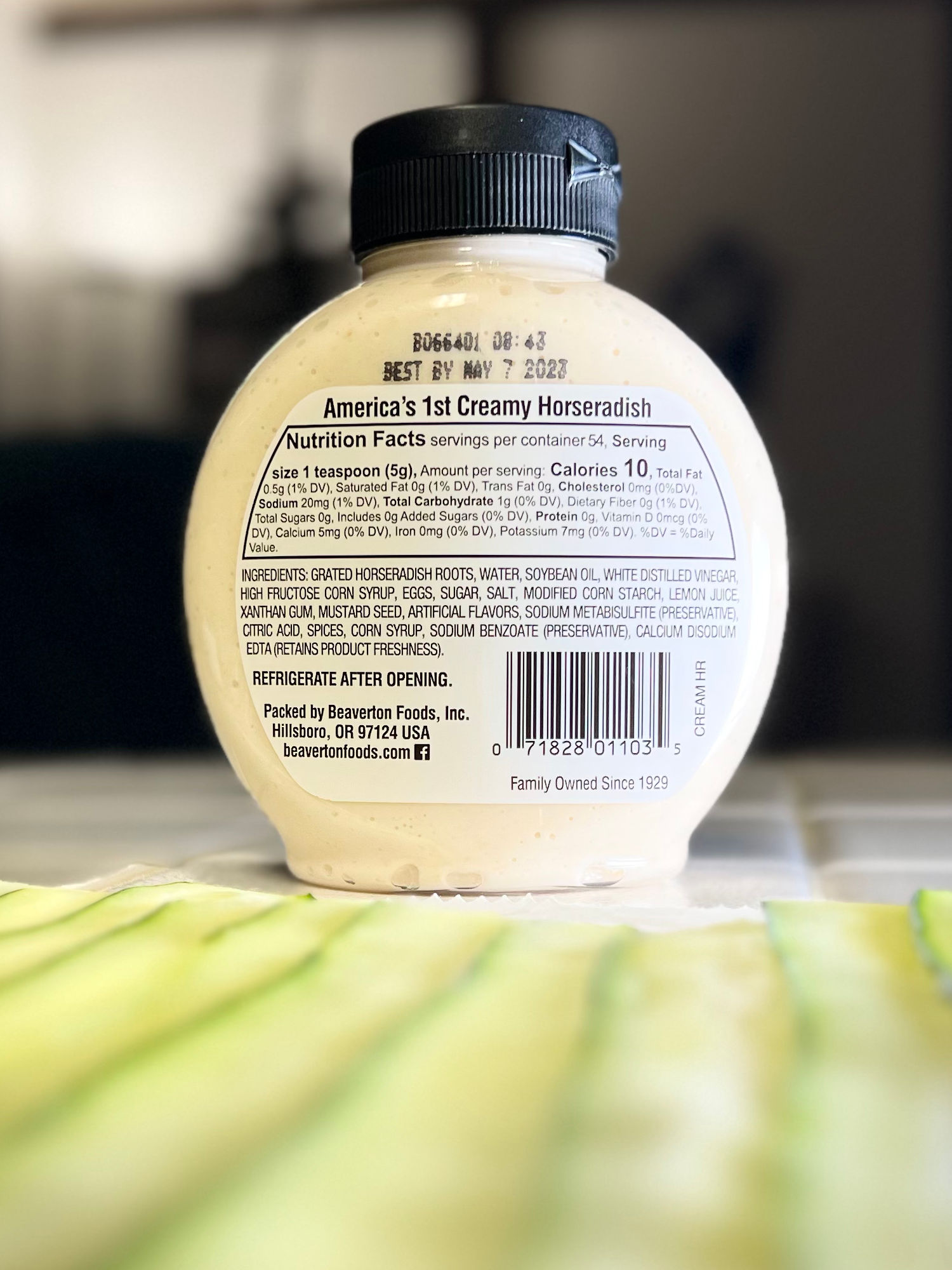Inglehoffer Horseradish Cream Style Nutrition Facts
