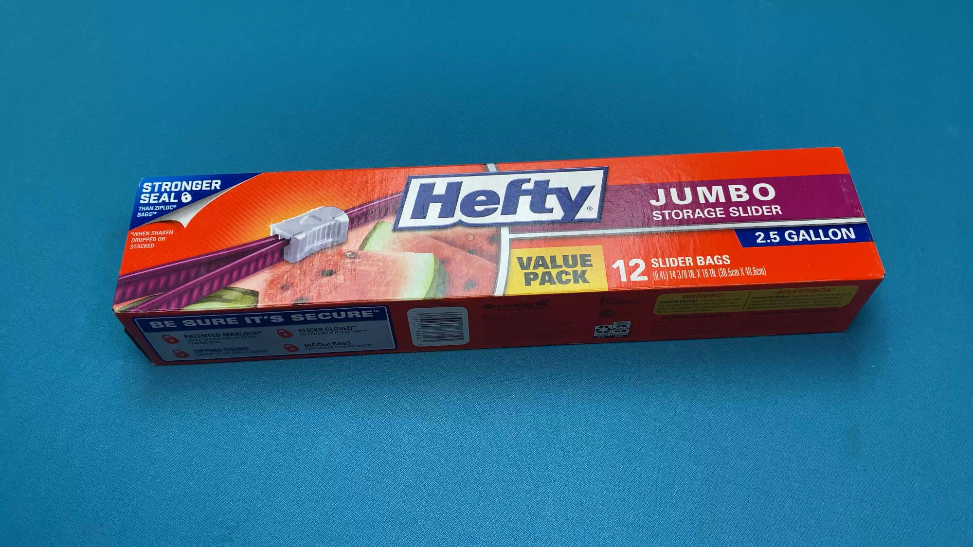 Hefty Jumbo Slider Bags Hefty