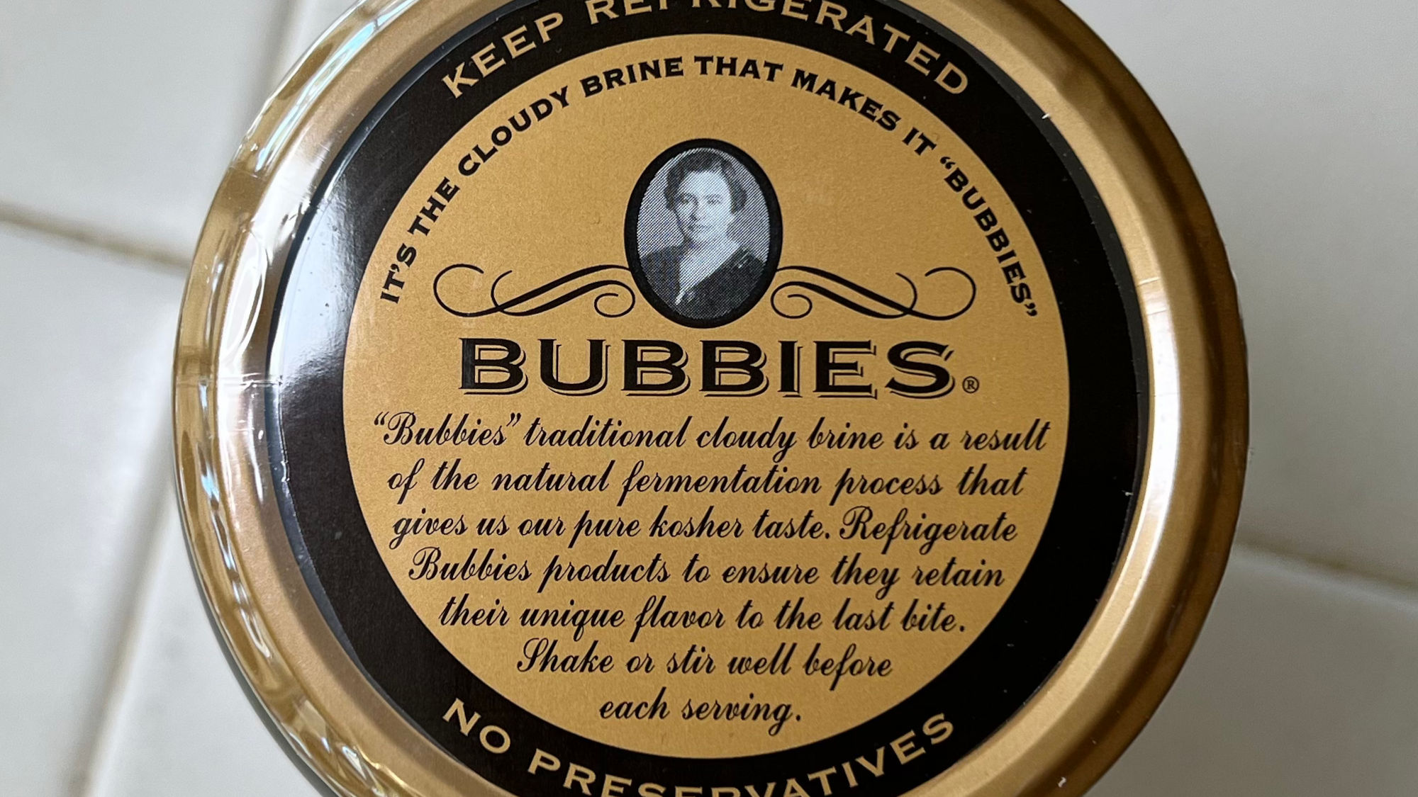Kosher Brine Bubbies Keep Refrigerated