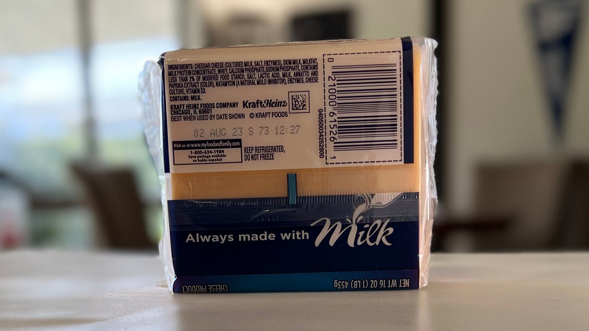 Kraft American Cheese Ingredients