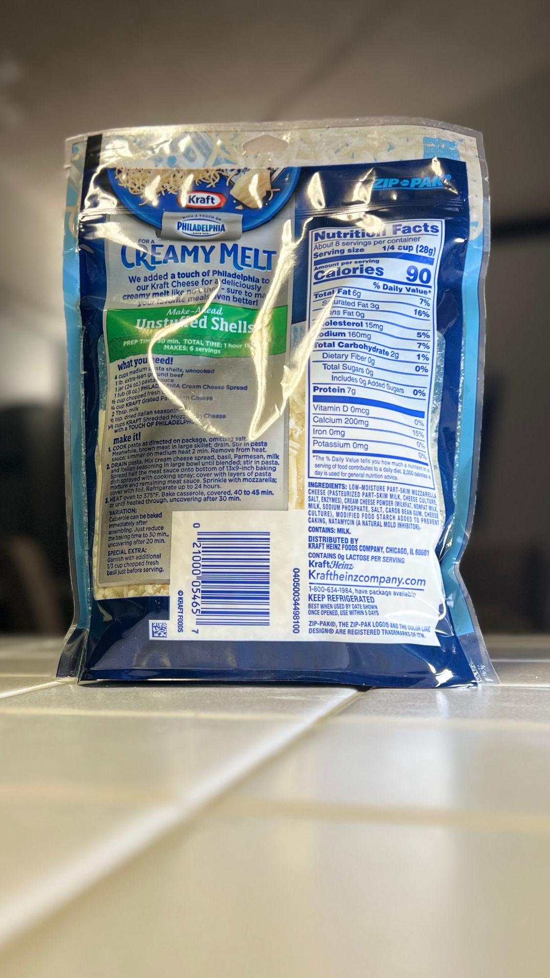 Kraft Creamy Melt Mozzarella