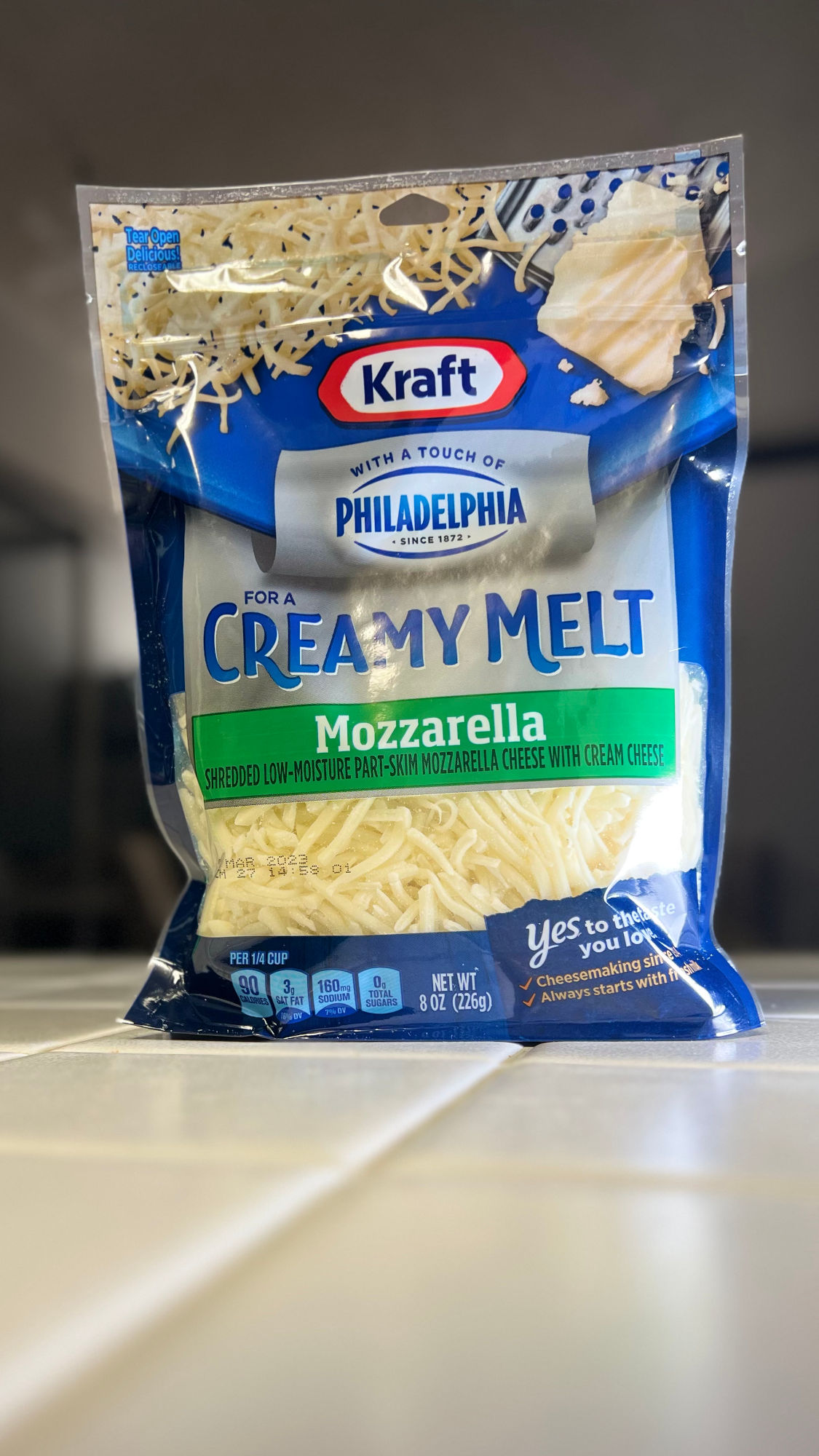 Shredded Mozzarella Cheese Nutrition Label at Sharon Fore blog