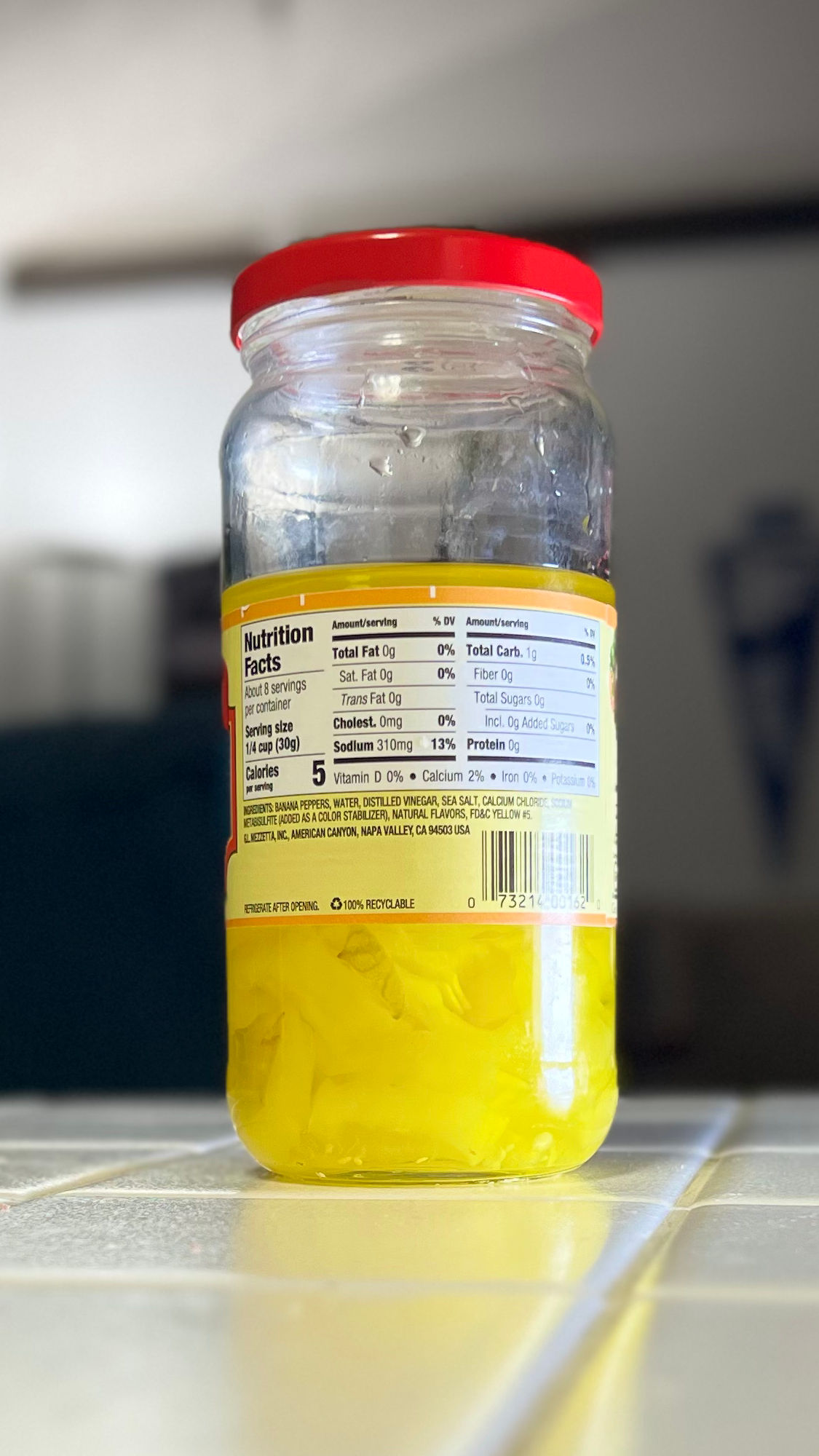 Banana Pepper Rings Nutrition Facts Mezzetta Banana Pepper Rings Nutrition Facts
