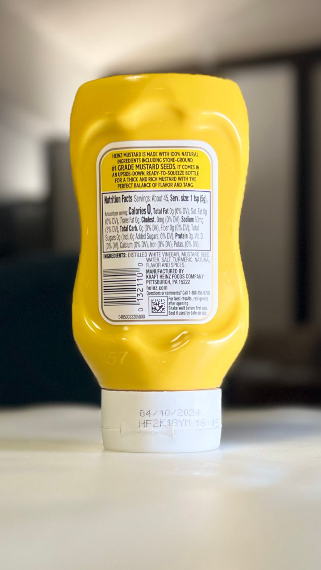 Mustard Heinz Nutrition Facts