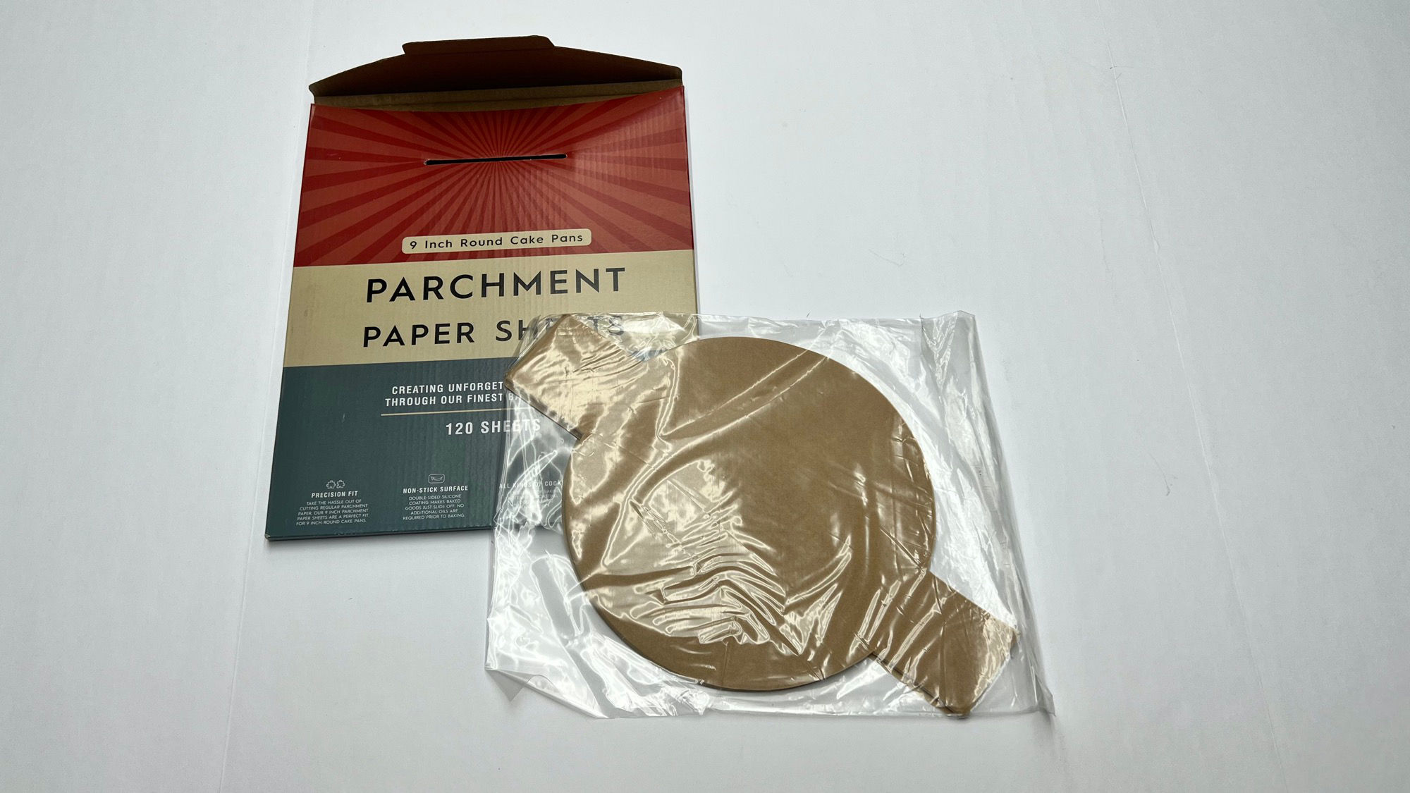 Parchment Paper Rounds with lift tabs