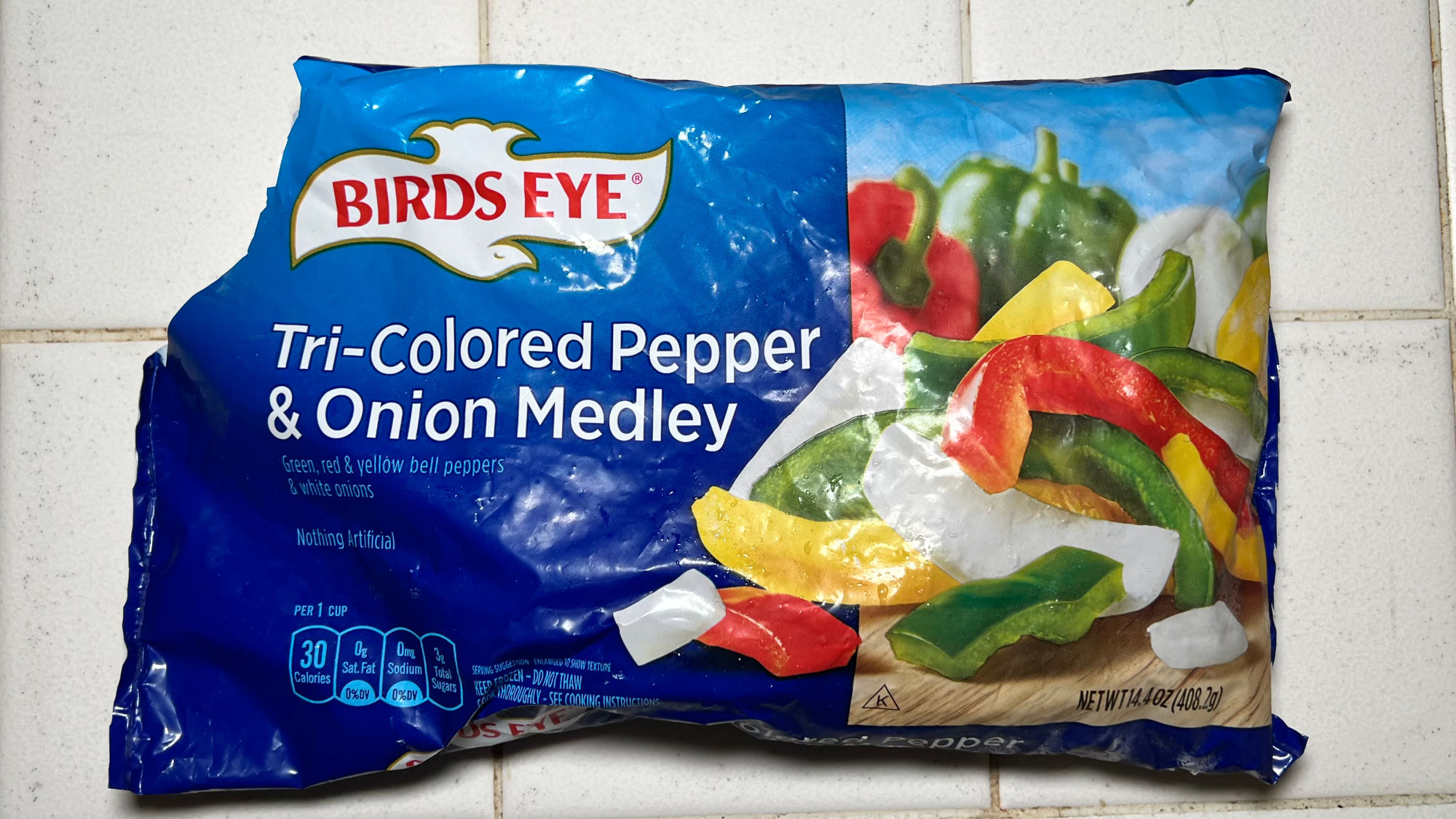 Frozen Peppers & Onions Birds Eye Tri-Colored Pepper & Onion Medley