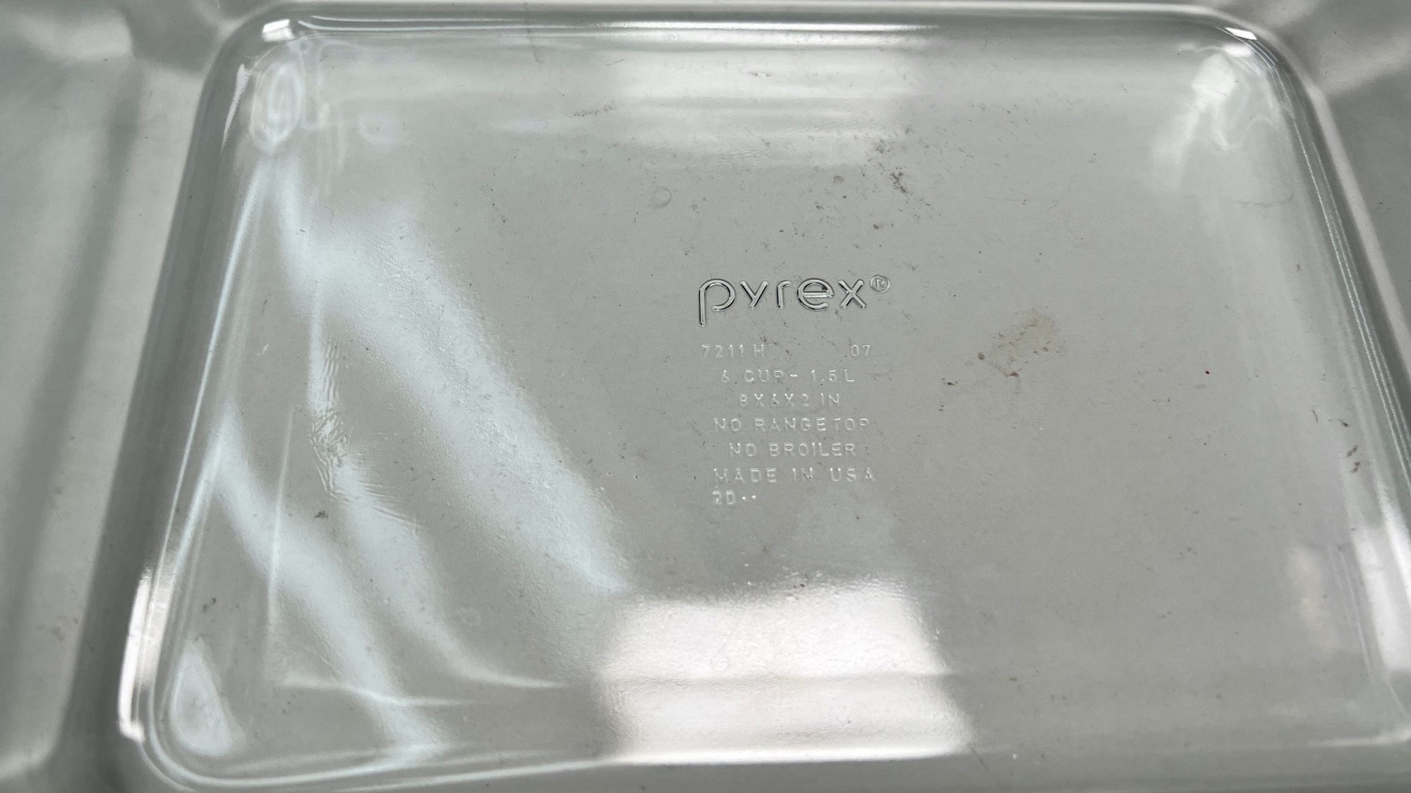 6 cup Pyrex 6 cup