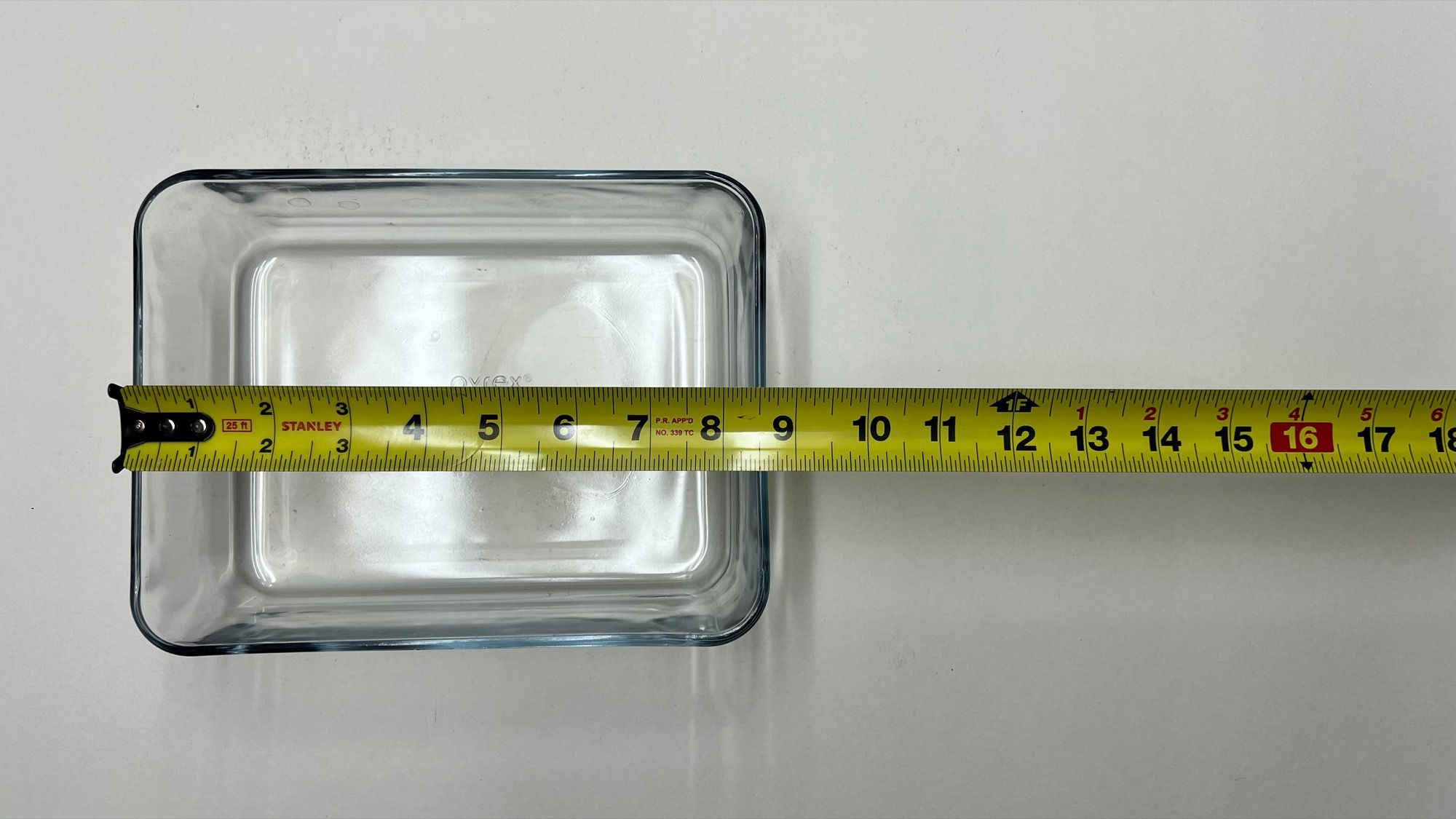 8 1/2 Inches Pyrex 8 ½ Inches