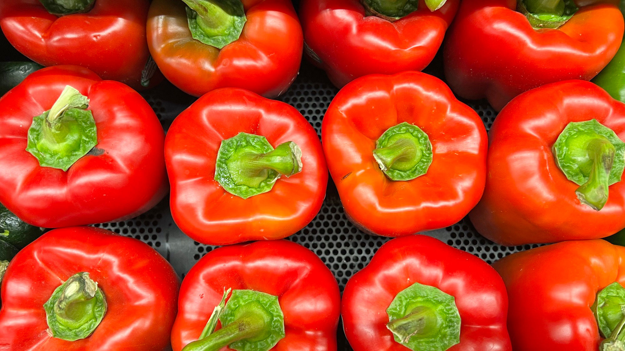 Red Bell Peppers Grocery Store
