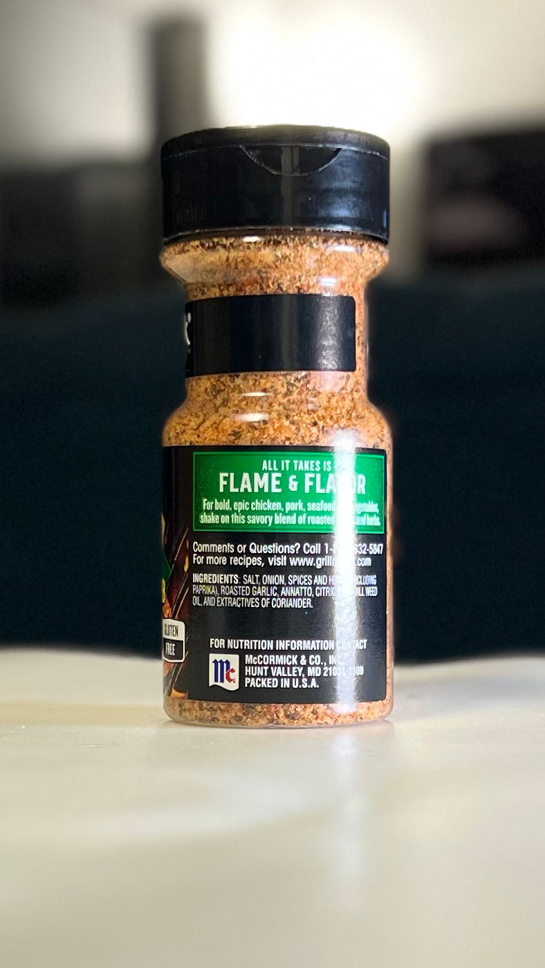 Roasted Garlic Herb McCormick Ingredients