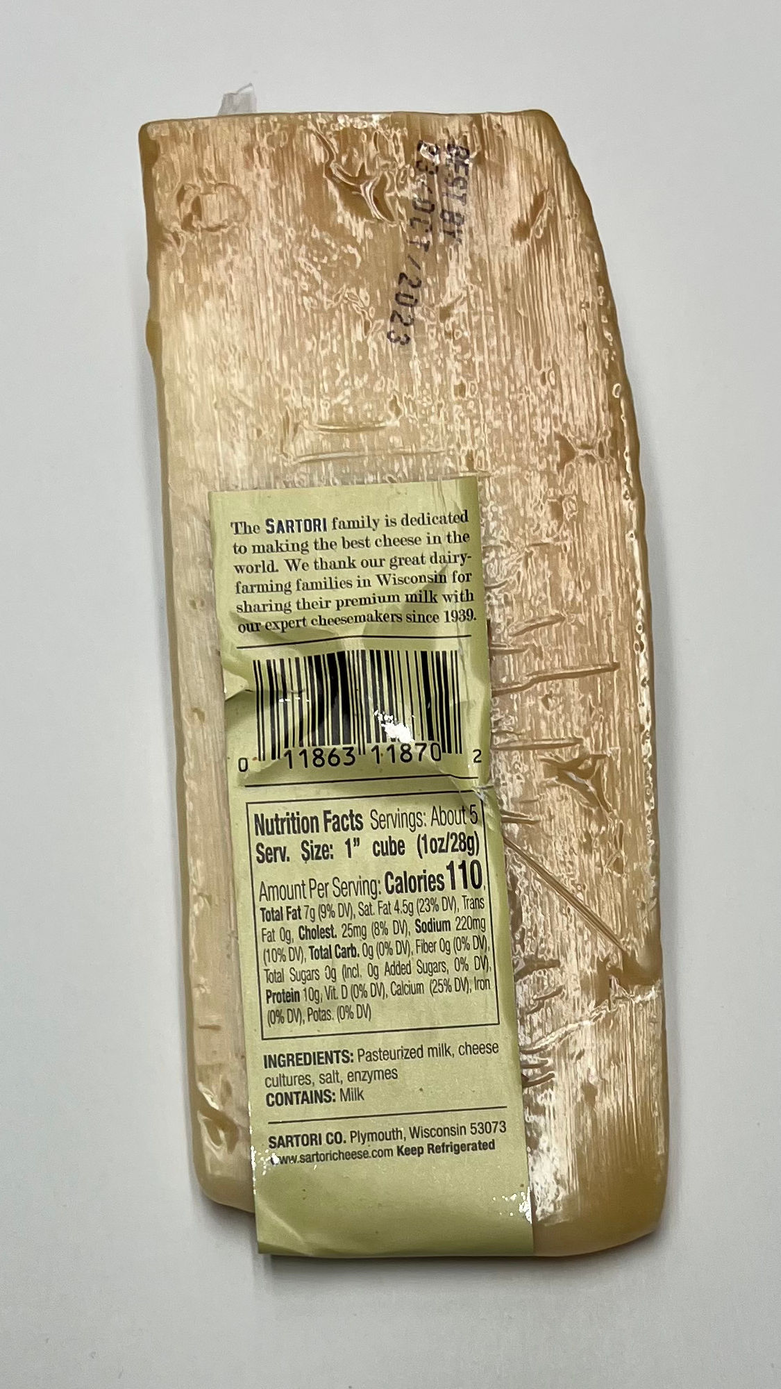 Sartori Nutrition Facts Sarvecchio Parmesan Sartori Nutrition Facts